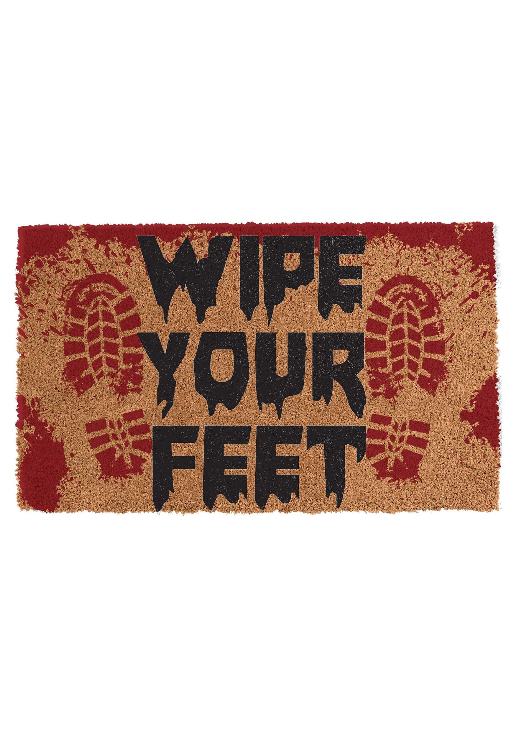17″ Bloody Footprint Halloween Doormat
