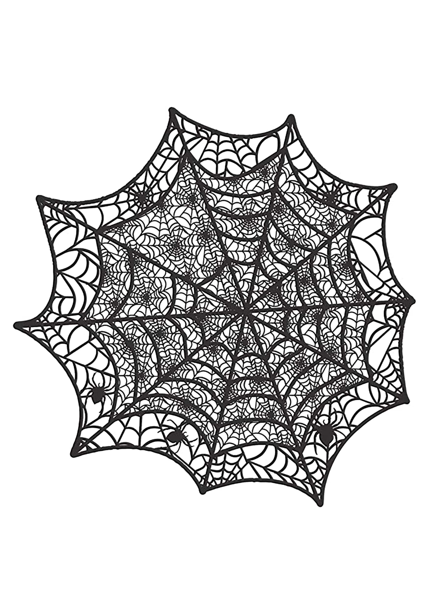 Spider Web 18" Table Decoration
