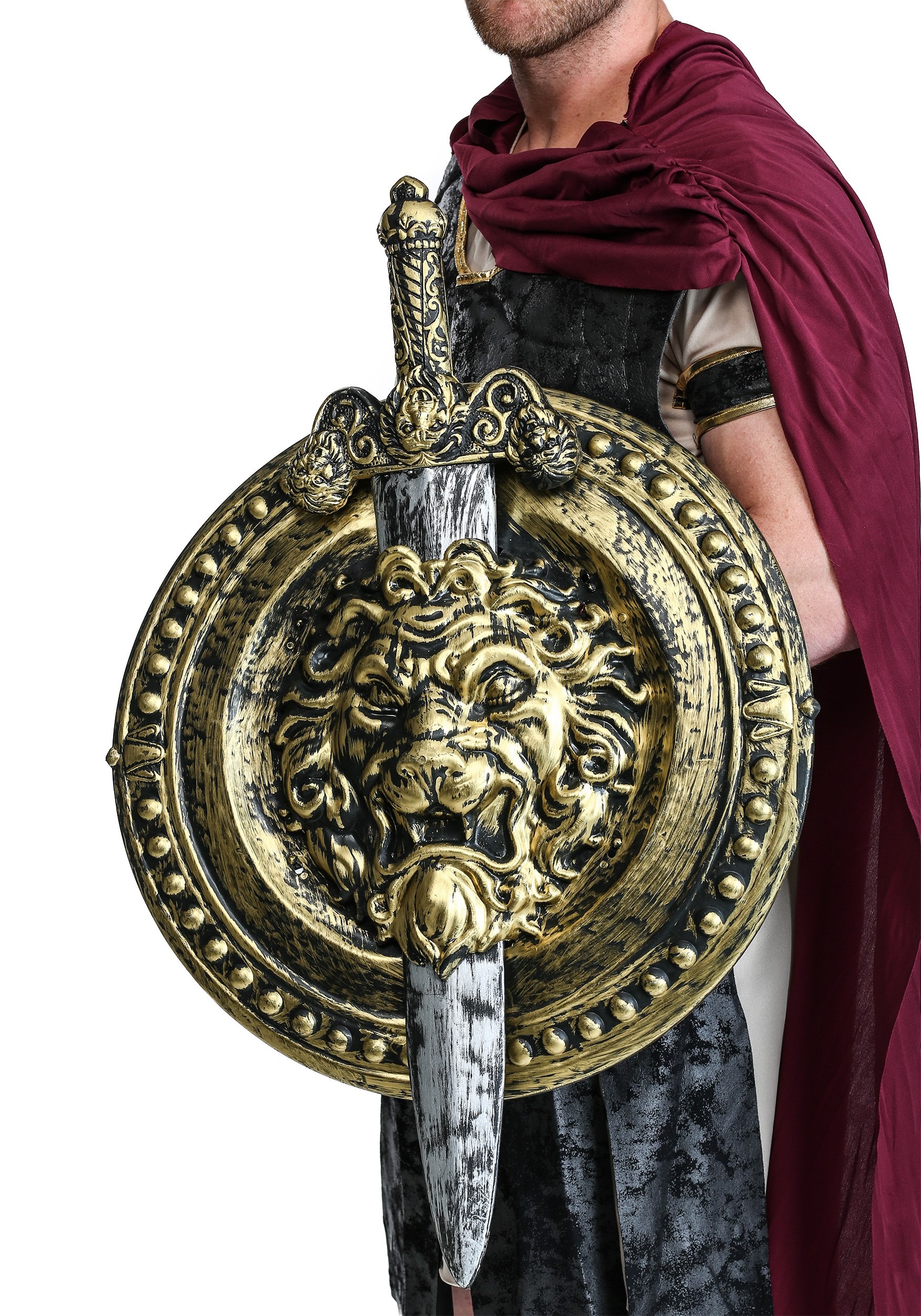 20″ Gladiator Shield W/ 29″ Sword Set
