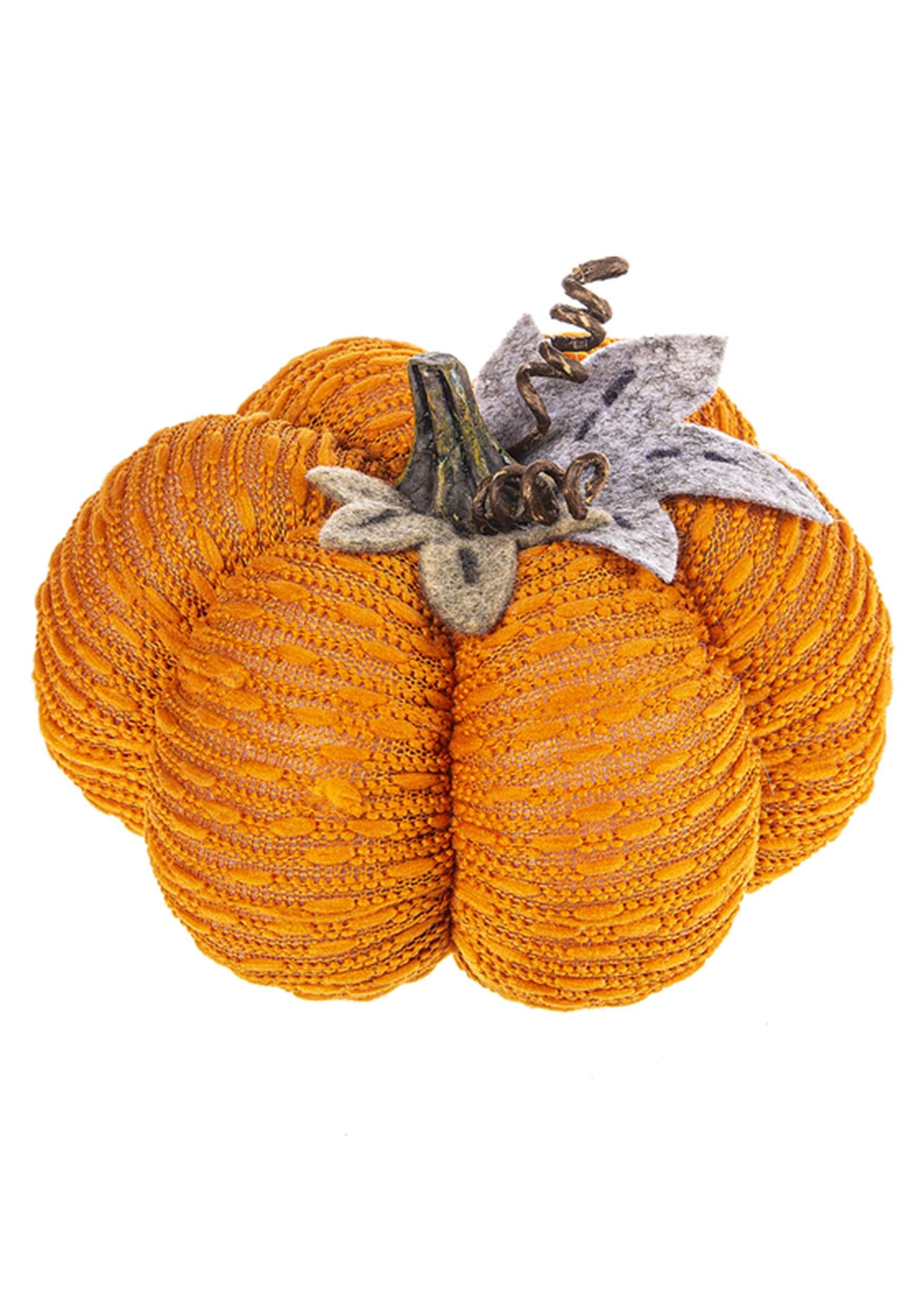 4.5″ Orange Stuffed Pumpkin