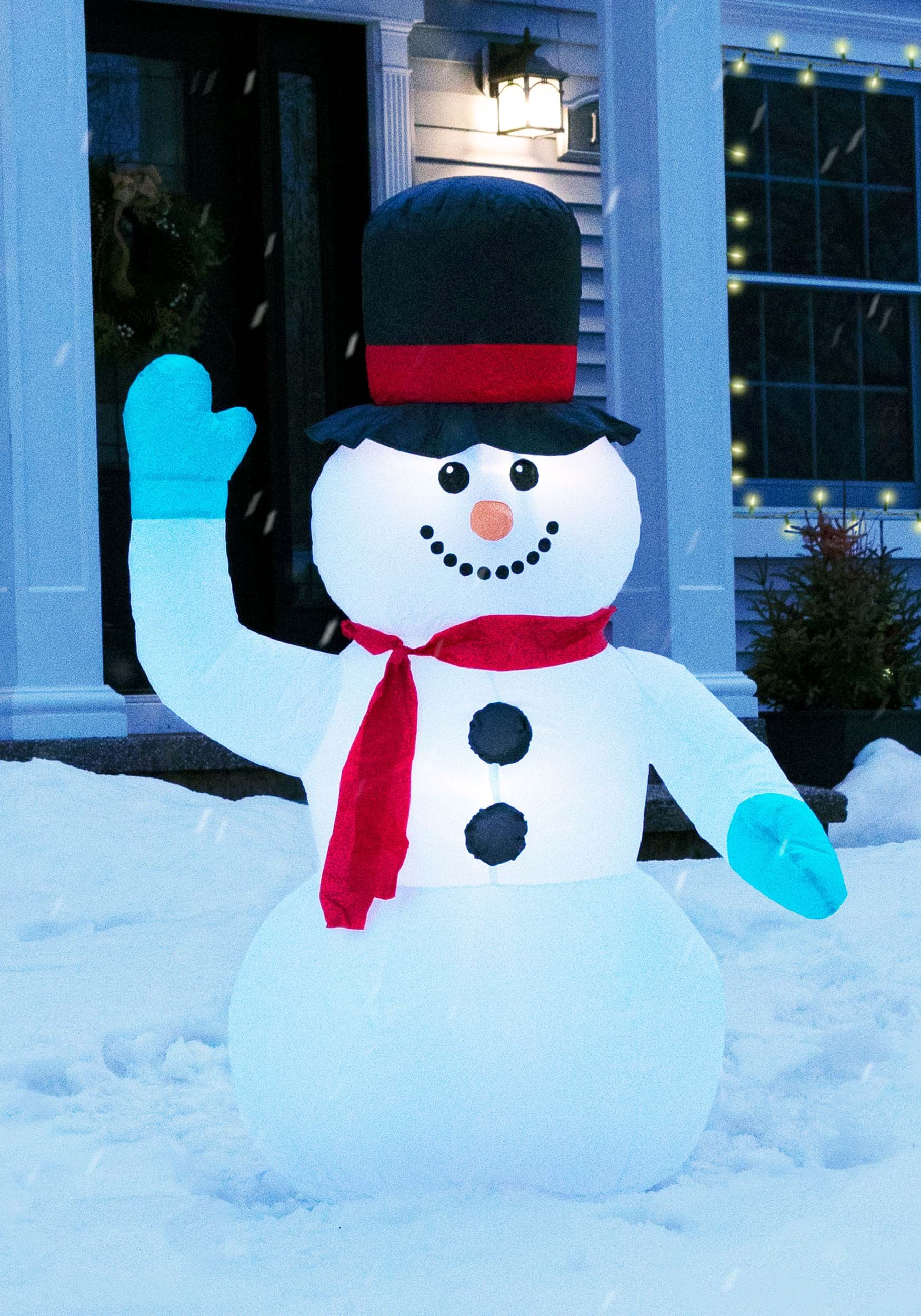 4 Foot Inflatable Snowman Christmas Decoration