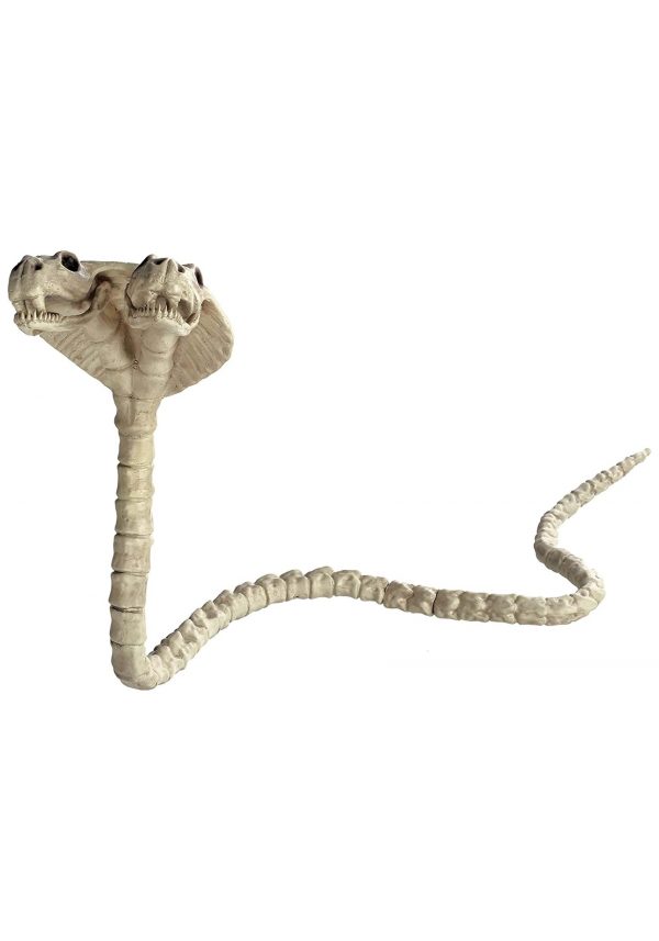 41" Double Headed Cobra Skeleton Prop