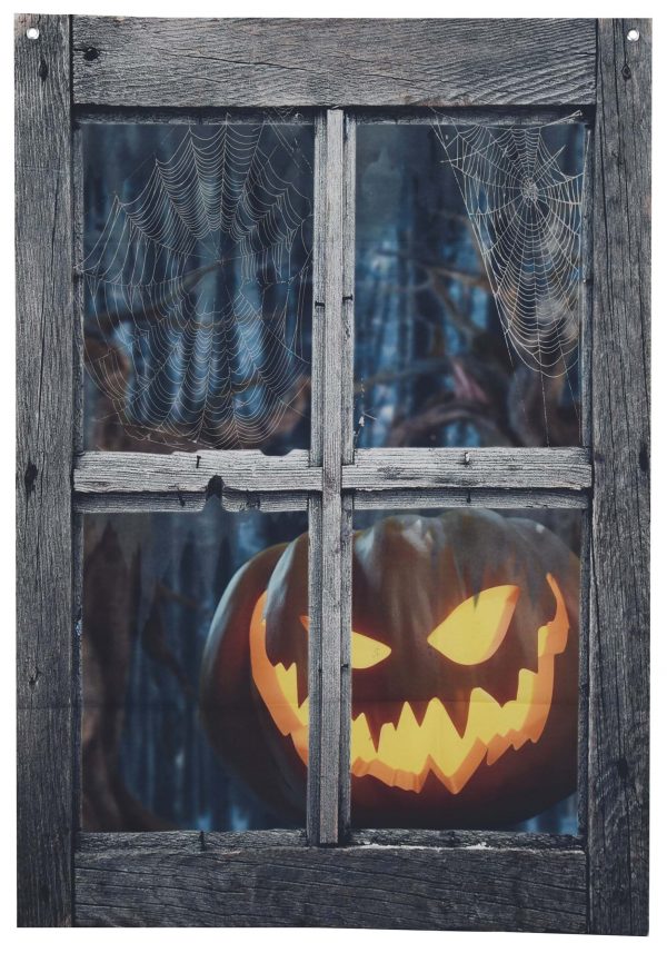 Jack O Lantern 47" Window Screen