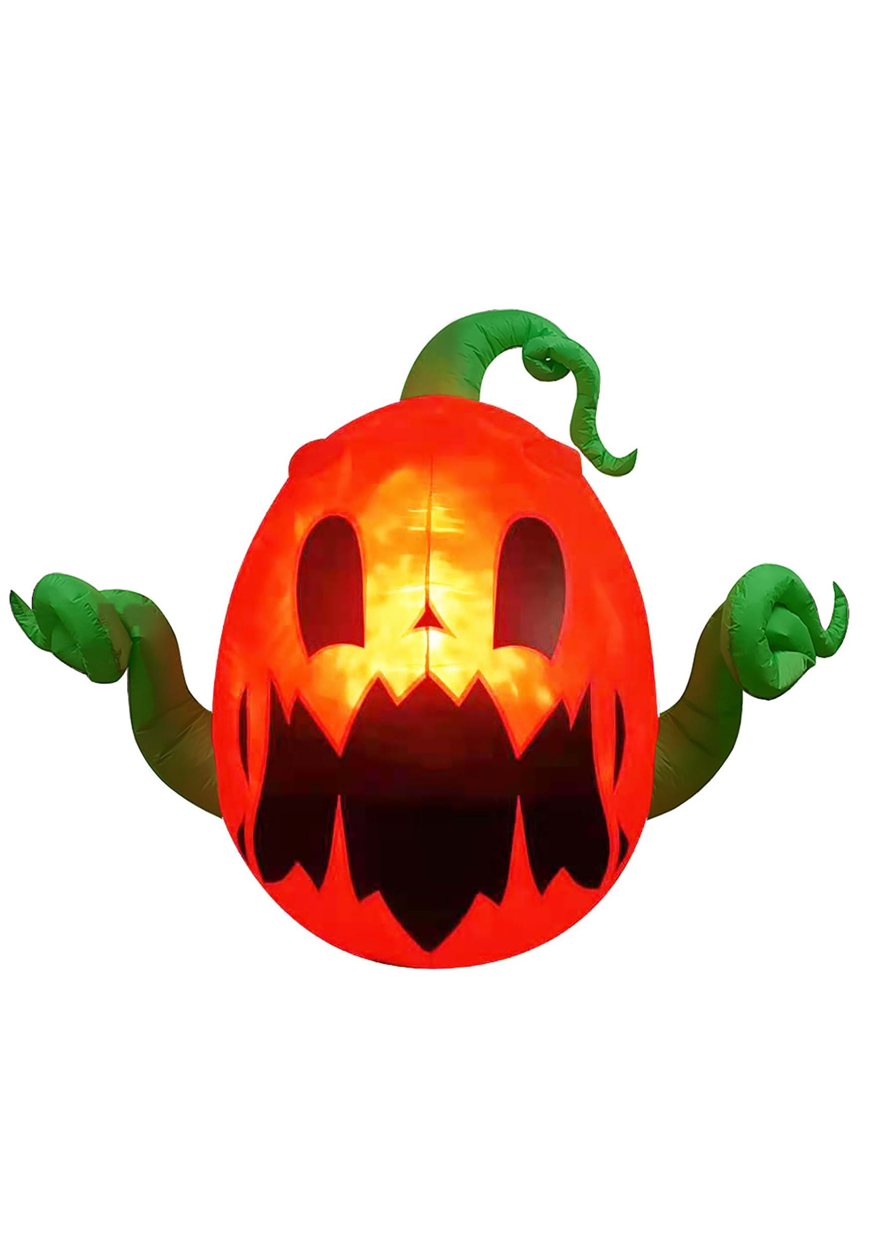 4FT Pumpkin Monster Tall Fire Animation Inflatable