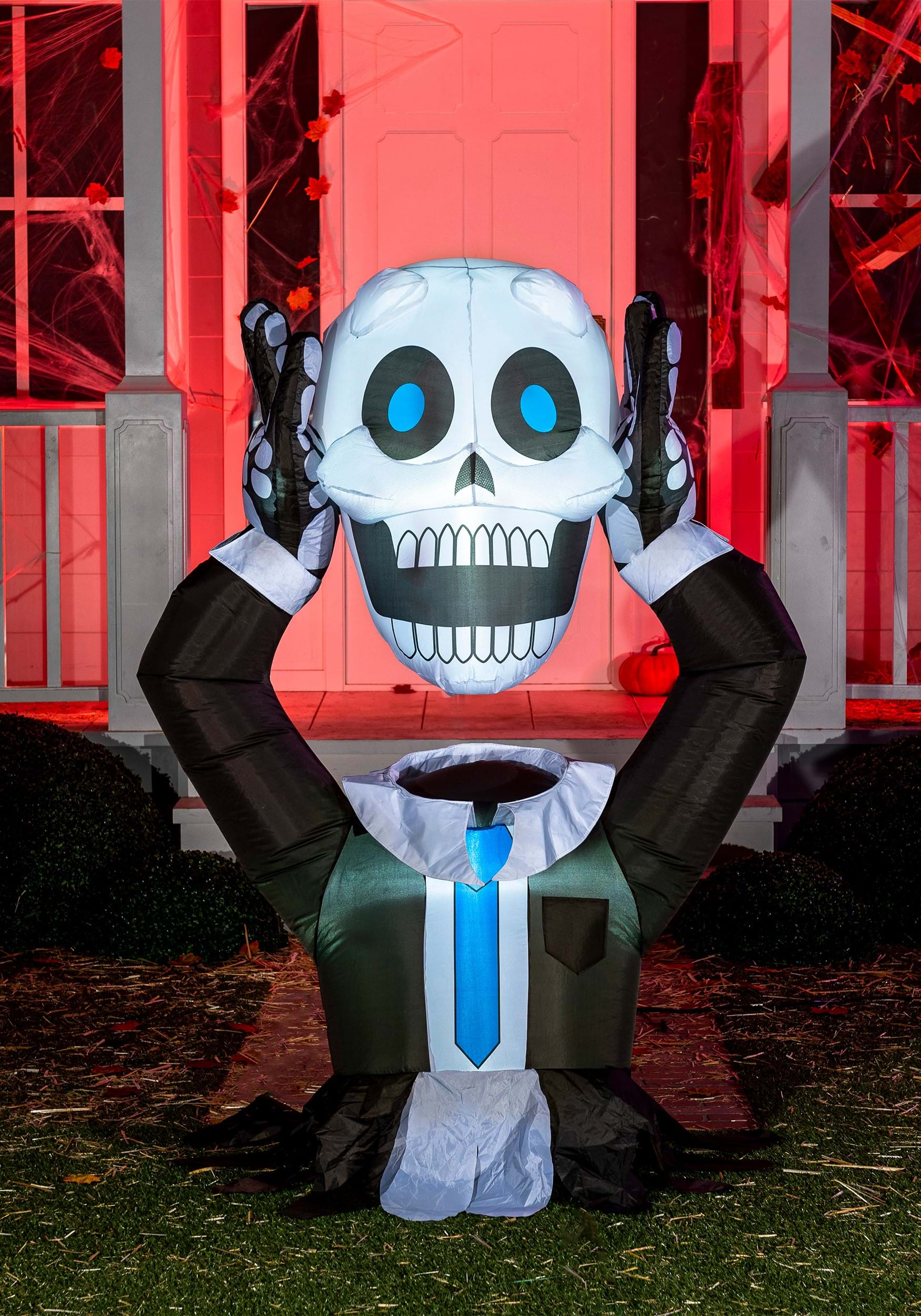 4FT Tall Headless Skeleton Inflatable Decoration