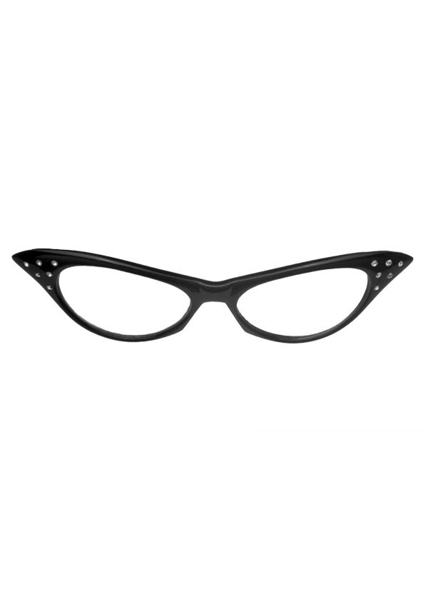 50s Black Frame Glasses