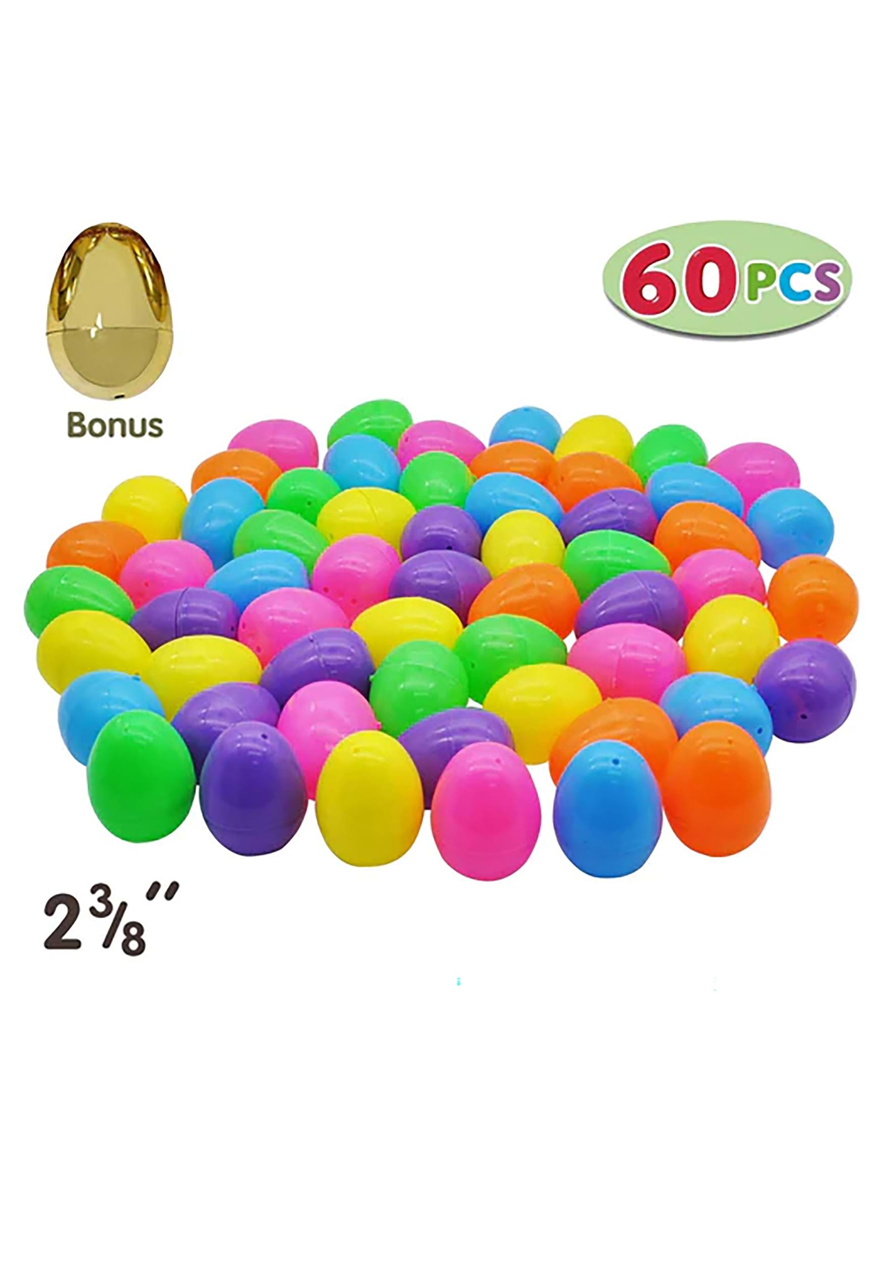 60 pcs 2.4″ Traditional Colorful Eggs