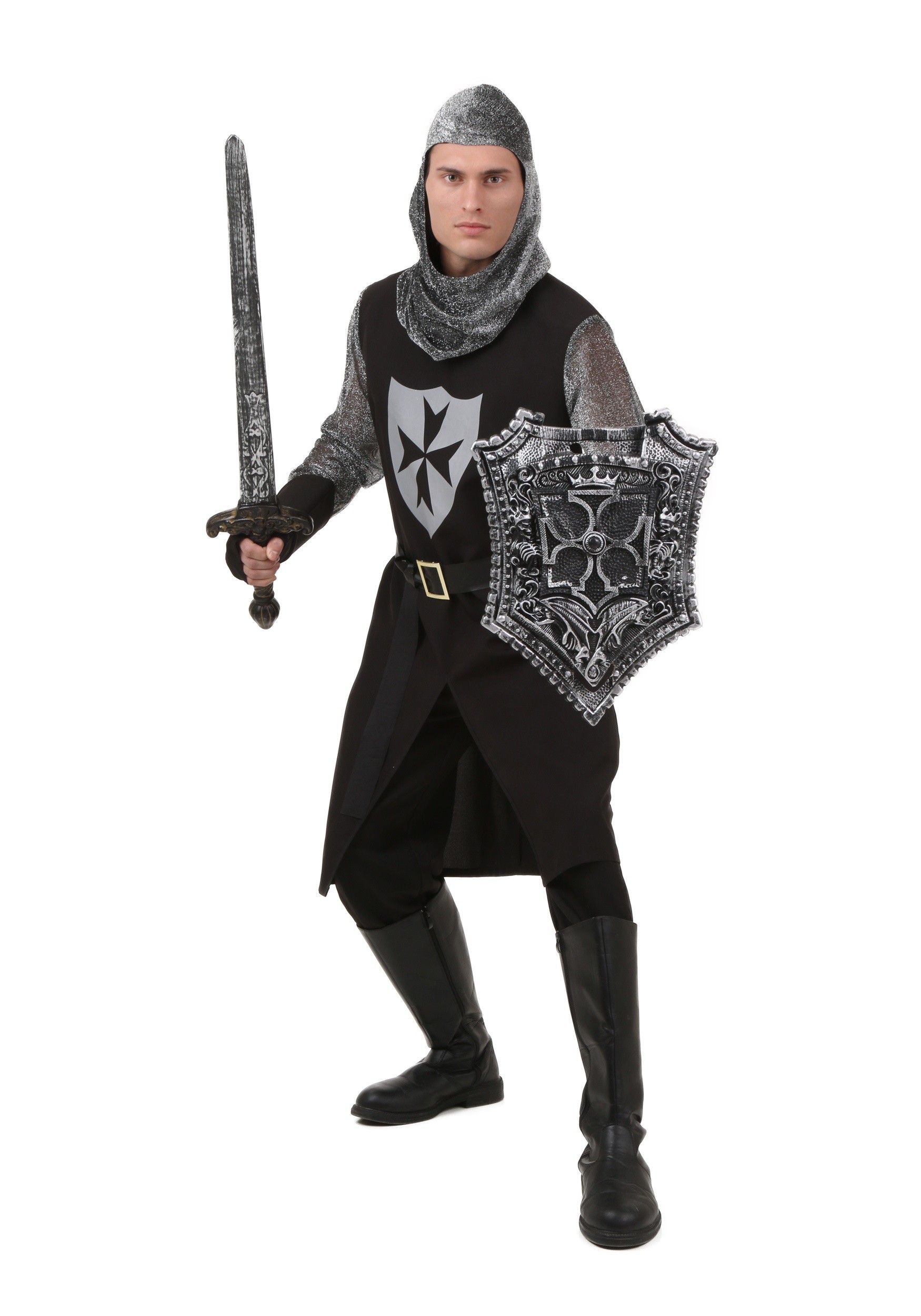 Black Knight Costume for Men