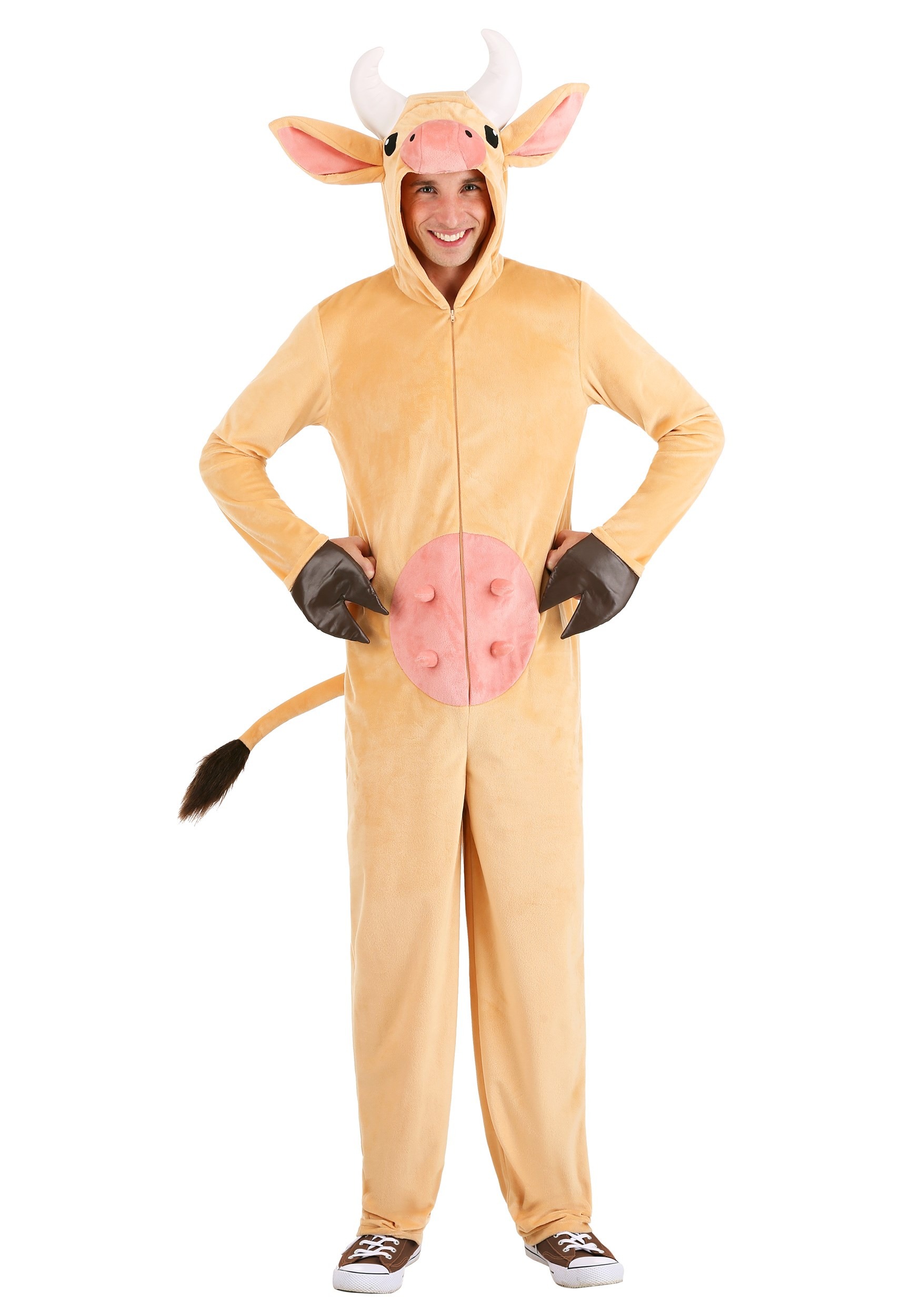Adult's Brown Cow Costume