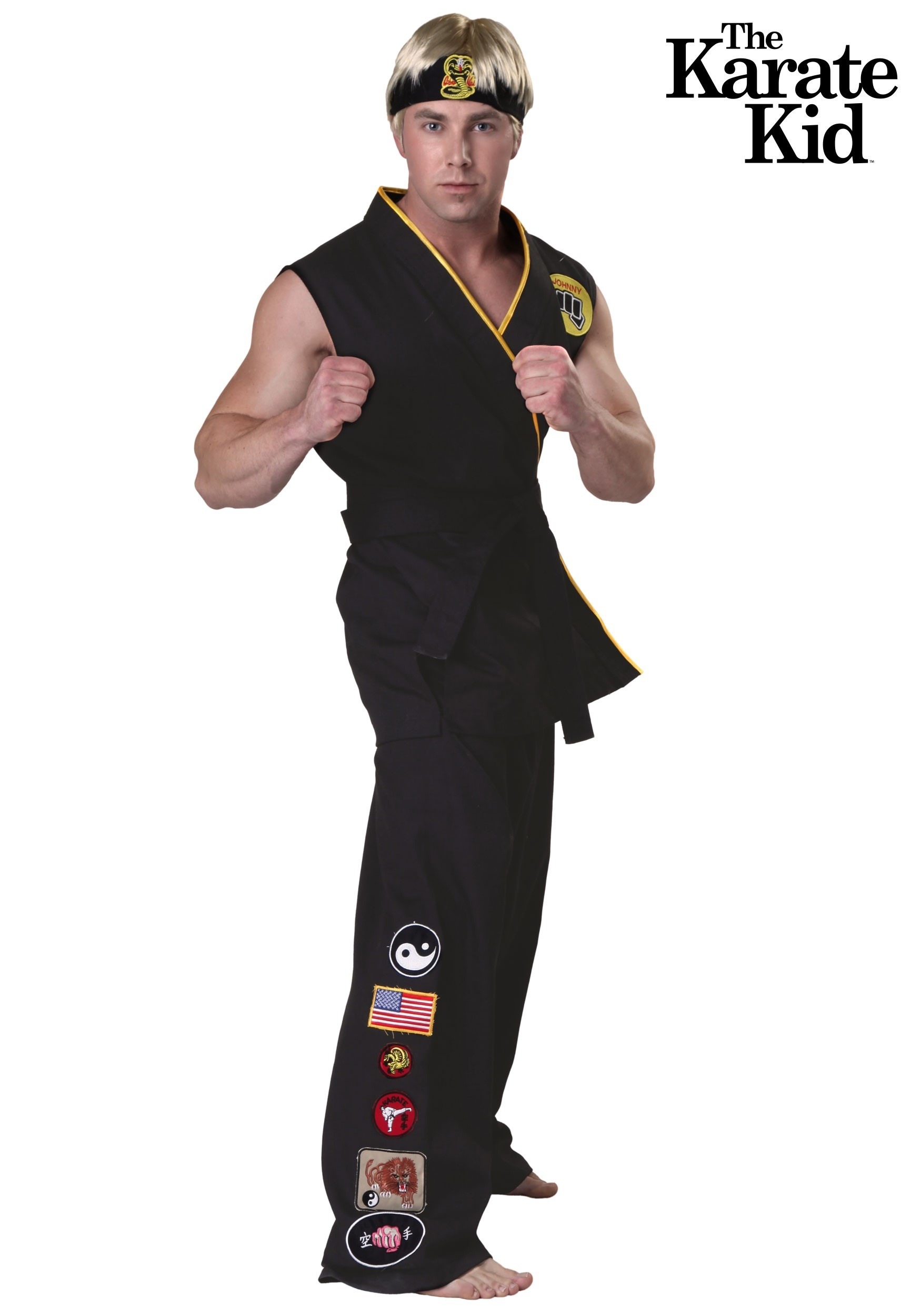 Men's Authentic Karate Kid Cobra Kai Costume