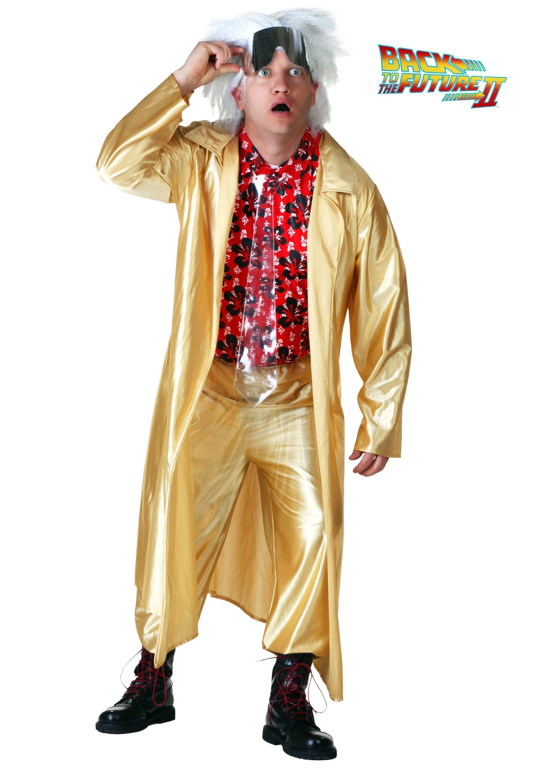 Adult Back to the Future 2015 Doc Brown Costume