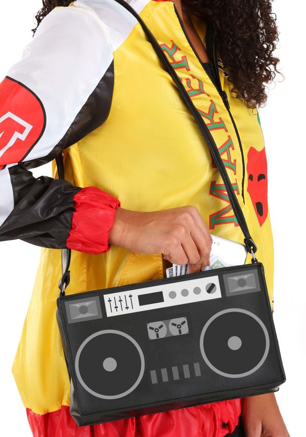 Black Boombox Purse