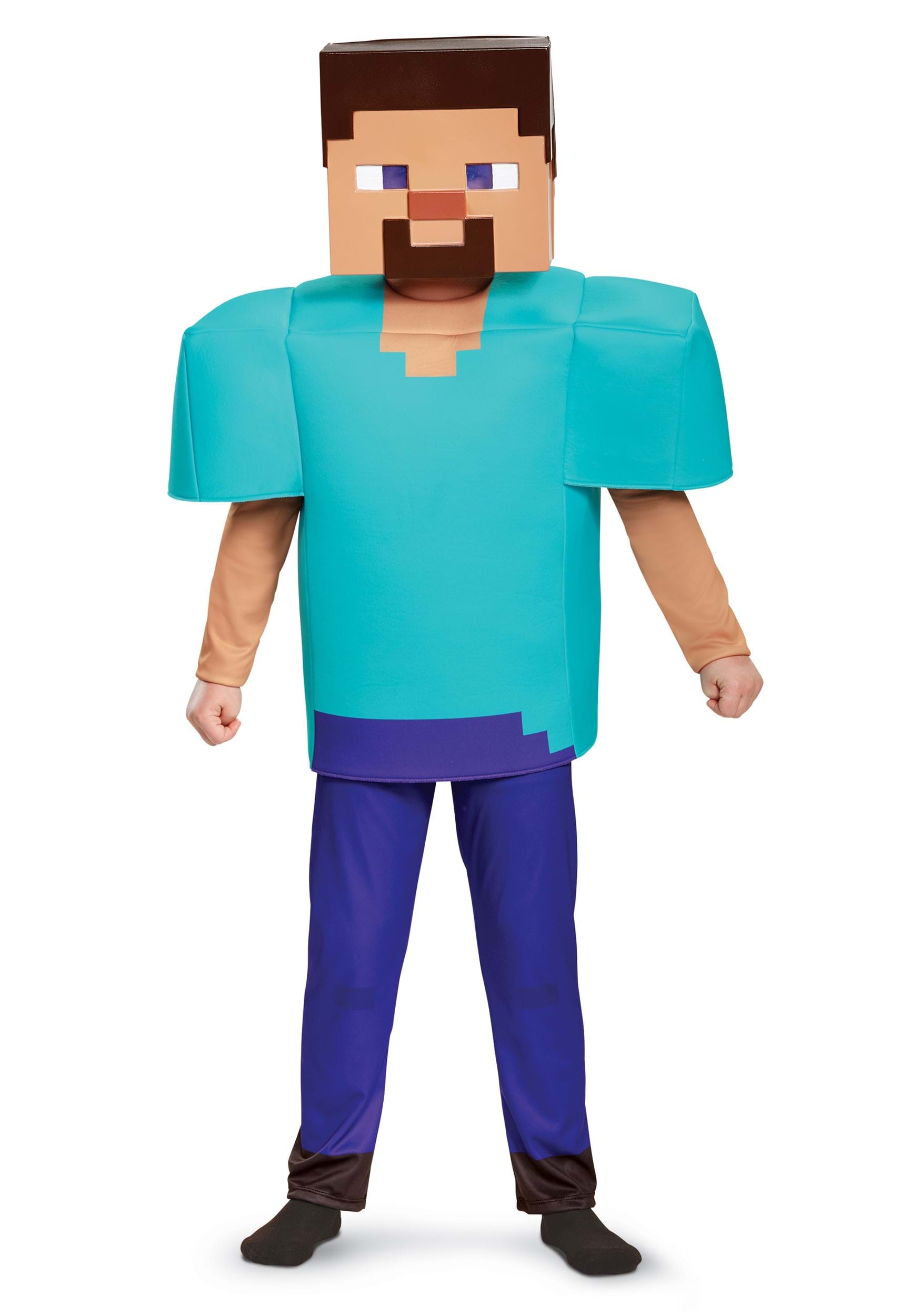 Boy’s Minecraft Steve Deluxe Costume