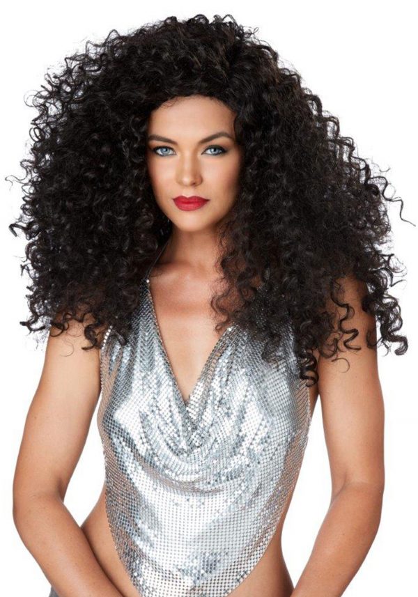 Brunette Disco Diva Wig for Women