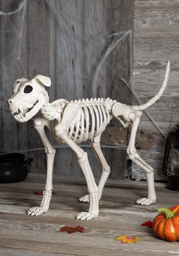 Buster Bonez 28" Skeleton Dog Halloween Decoration