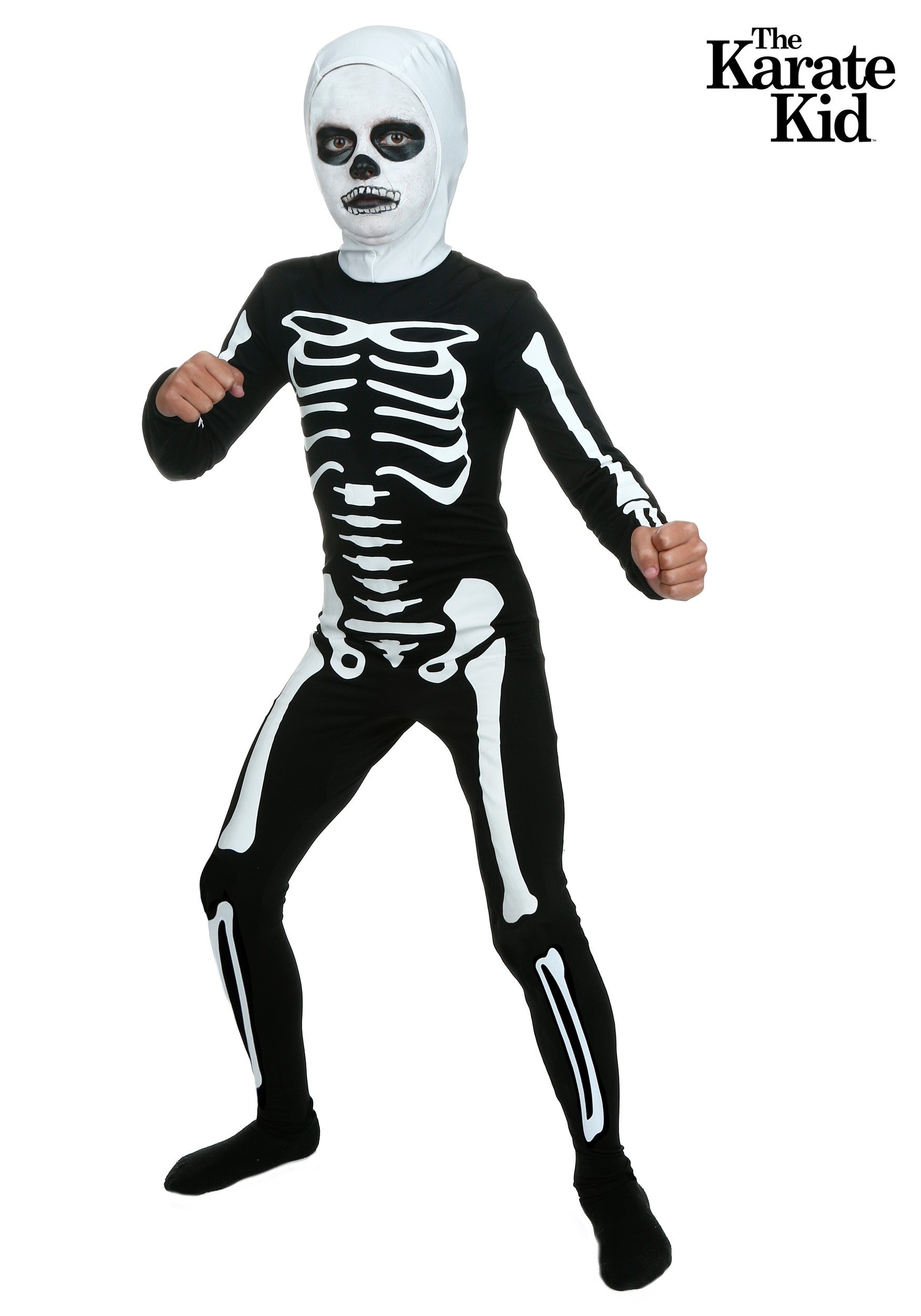 Kid's Karate Kid Skeleton Suit Costume