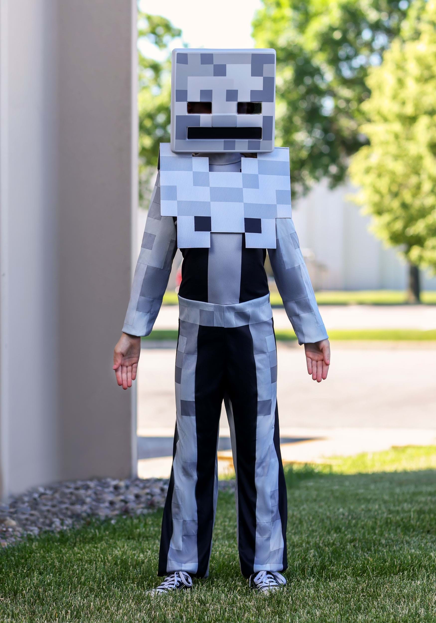 Kid's Minecraft Classic Skeleton Costume
