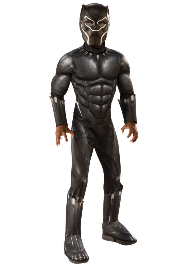 Deluxe Kid's Black Panther Costume