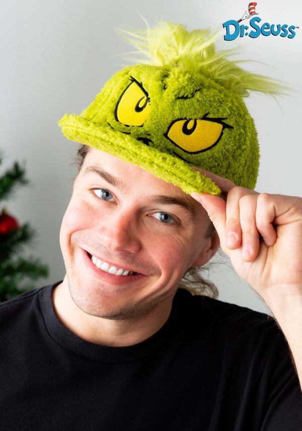 Dr. Seuss Grinch Fuzzy Cap