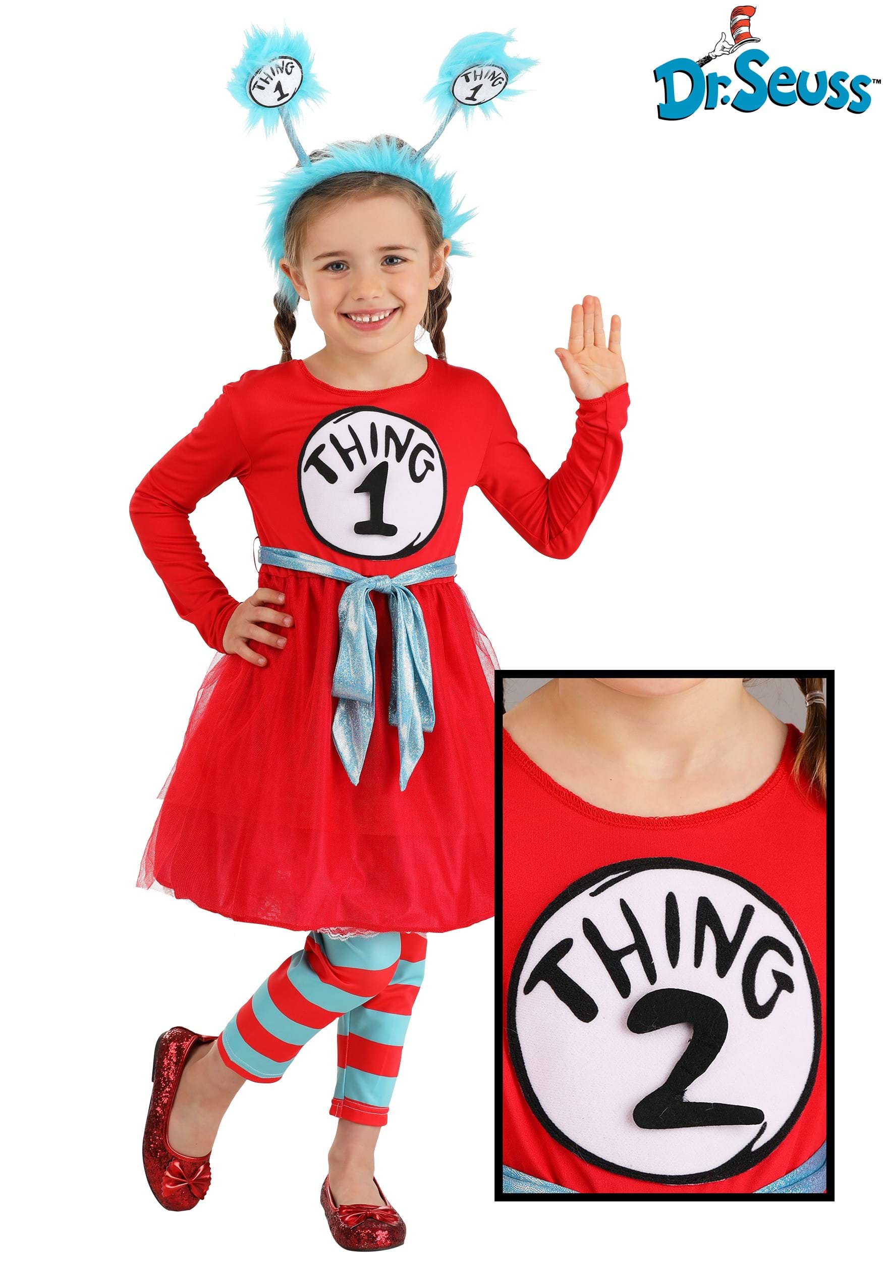 Dr. Seuss Thing 1 & 2 Toddler Girls Costume