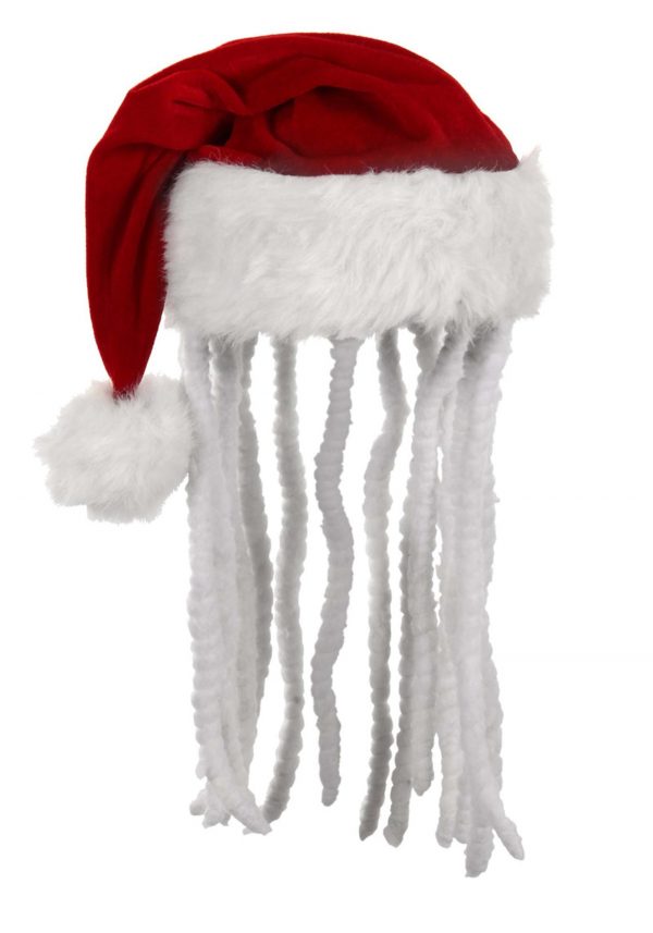 Plush Dread Santa Hat