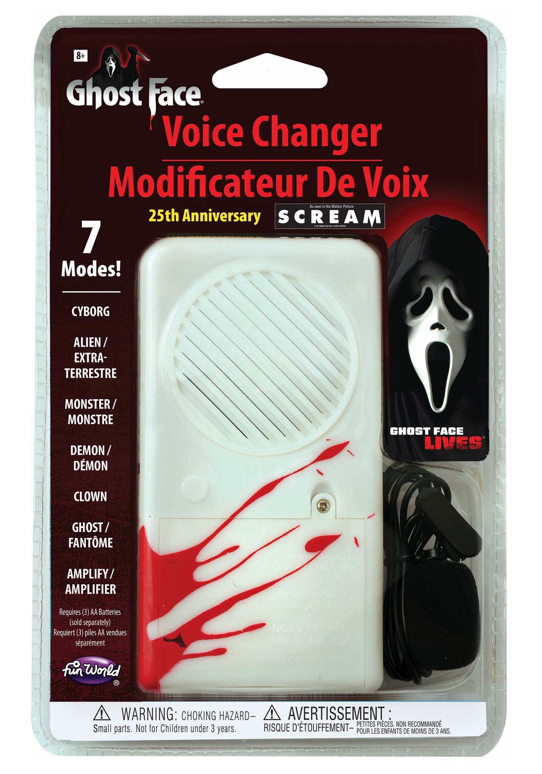Ghost Face 25th Anniversary Deluxe Voice Changer