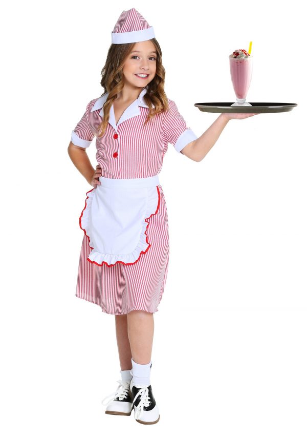 Girl's 50s Car Hop Costume