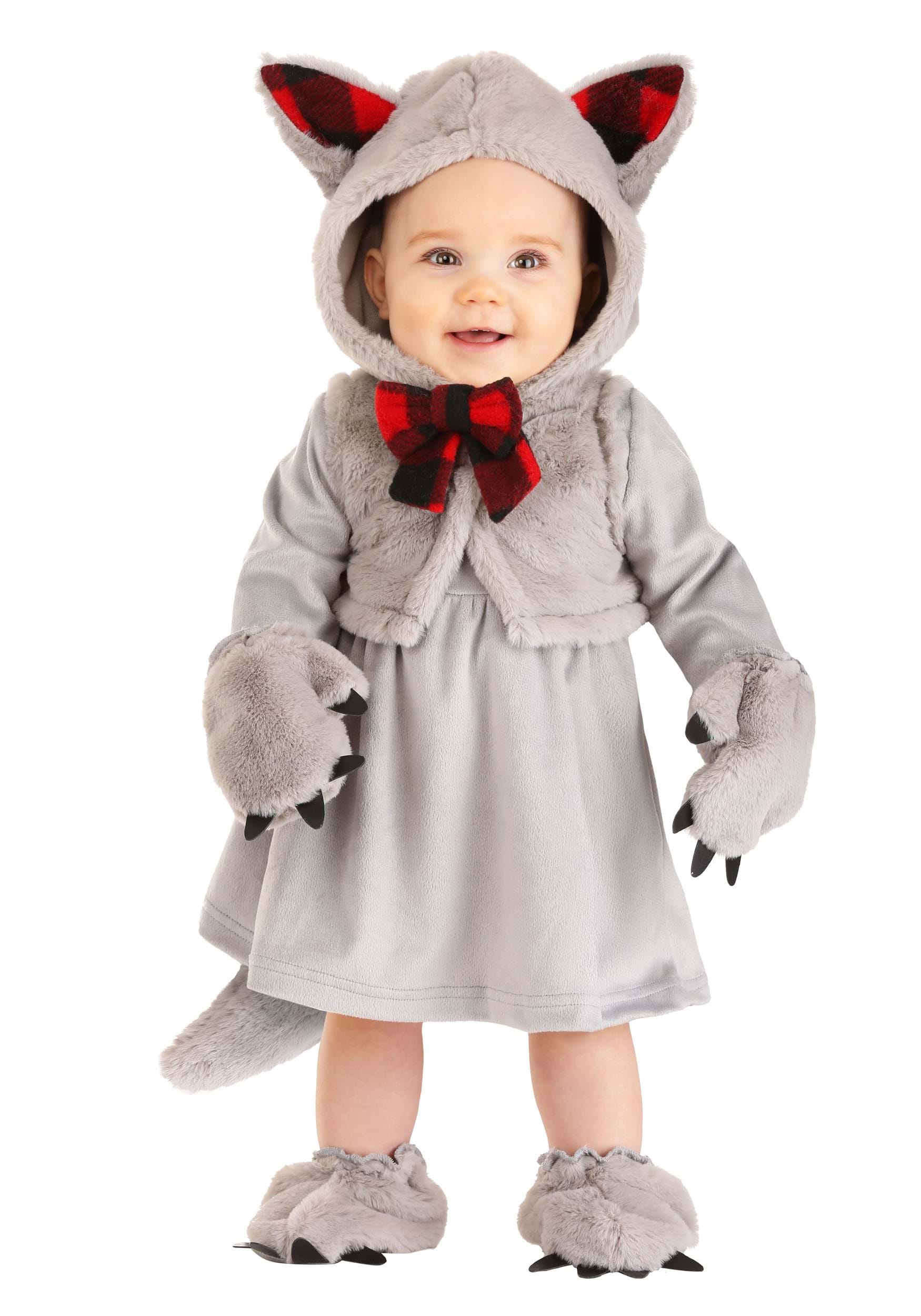Girl's Baby Wolf Costume