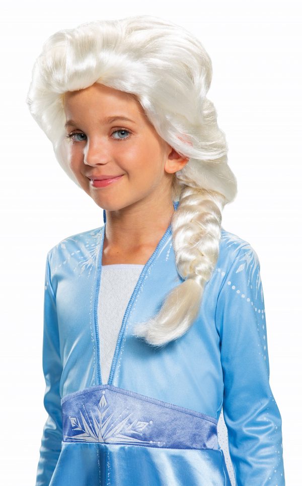 Girls Frozen 2 Elsa Wig