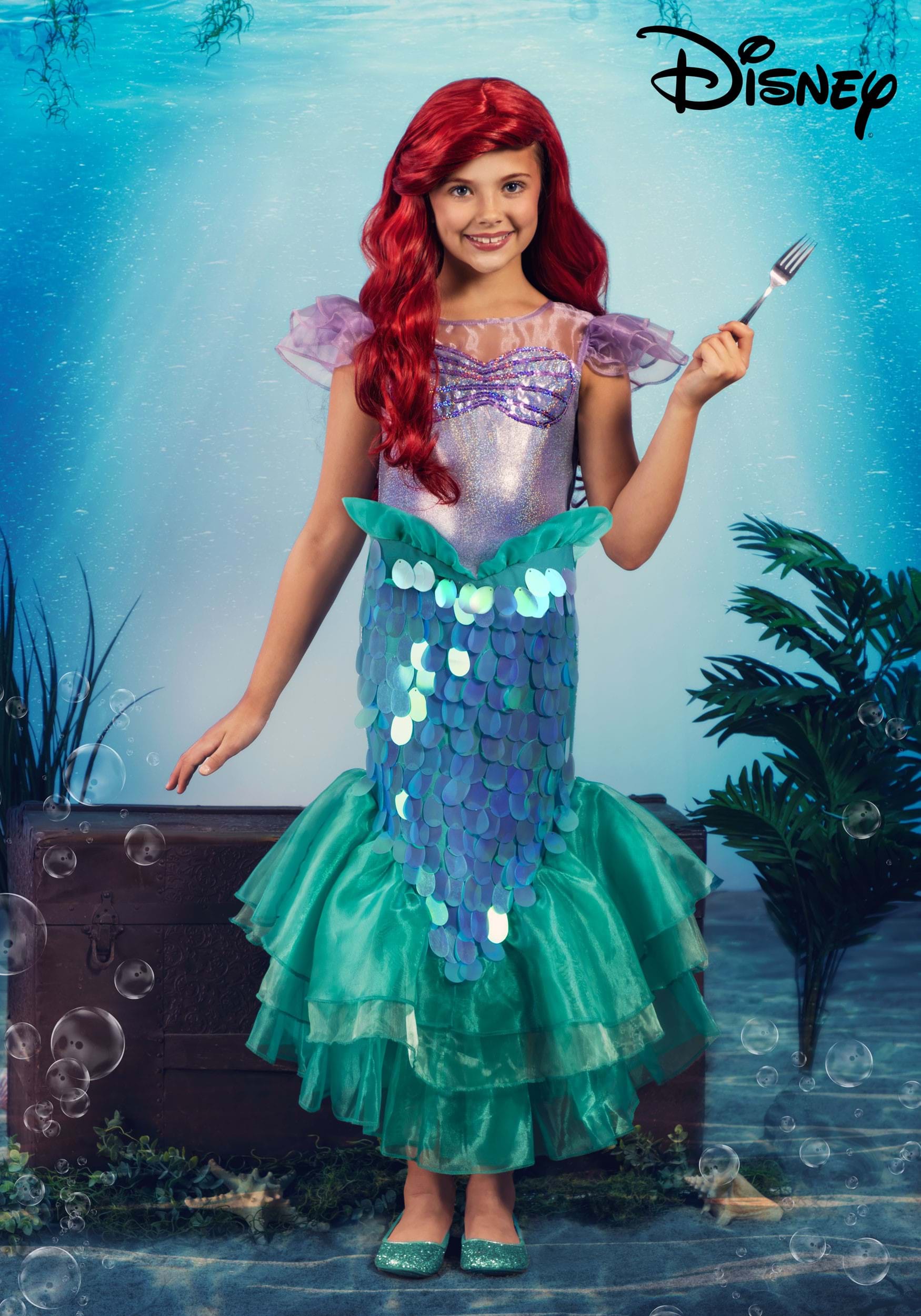 Girl’s Little Mermaid Ariel Costume