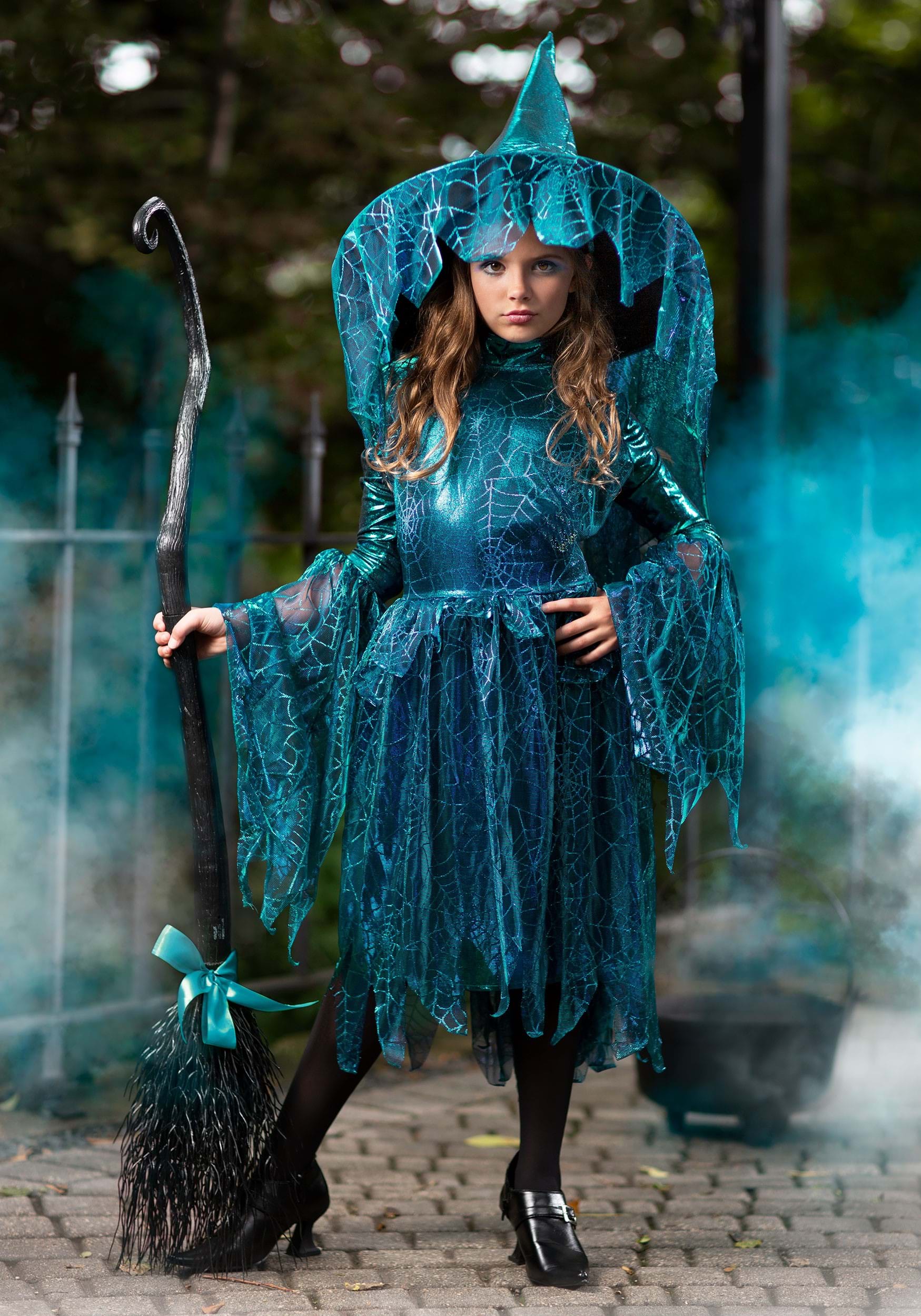Girl’s Moonlight Spider Witch Costume