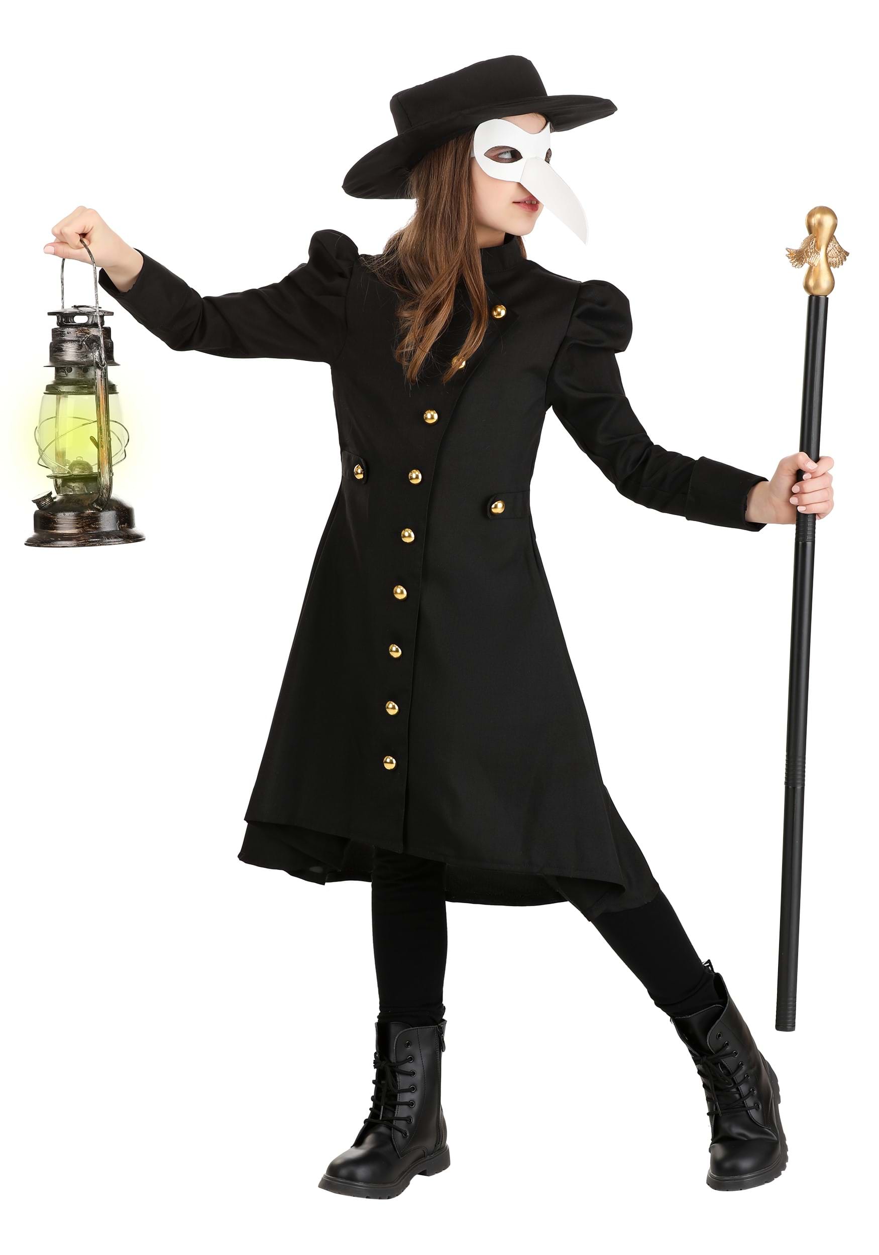 Girl's Plague Doctor Costume