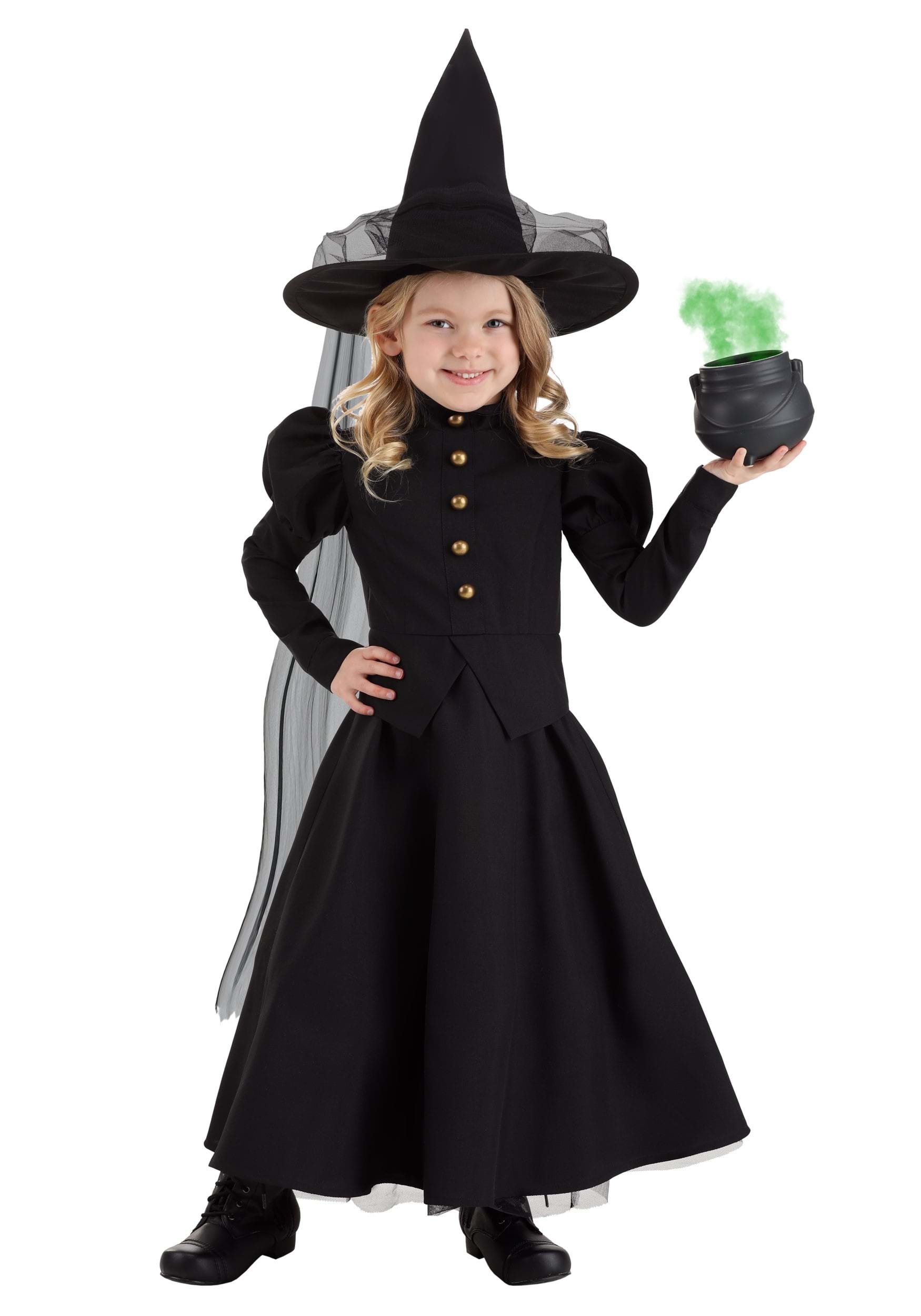 Girl's Toddler Deluxe Witch Costume