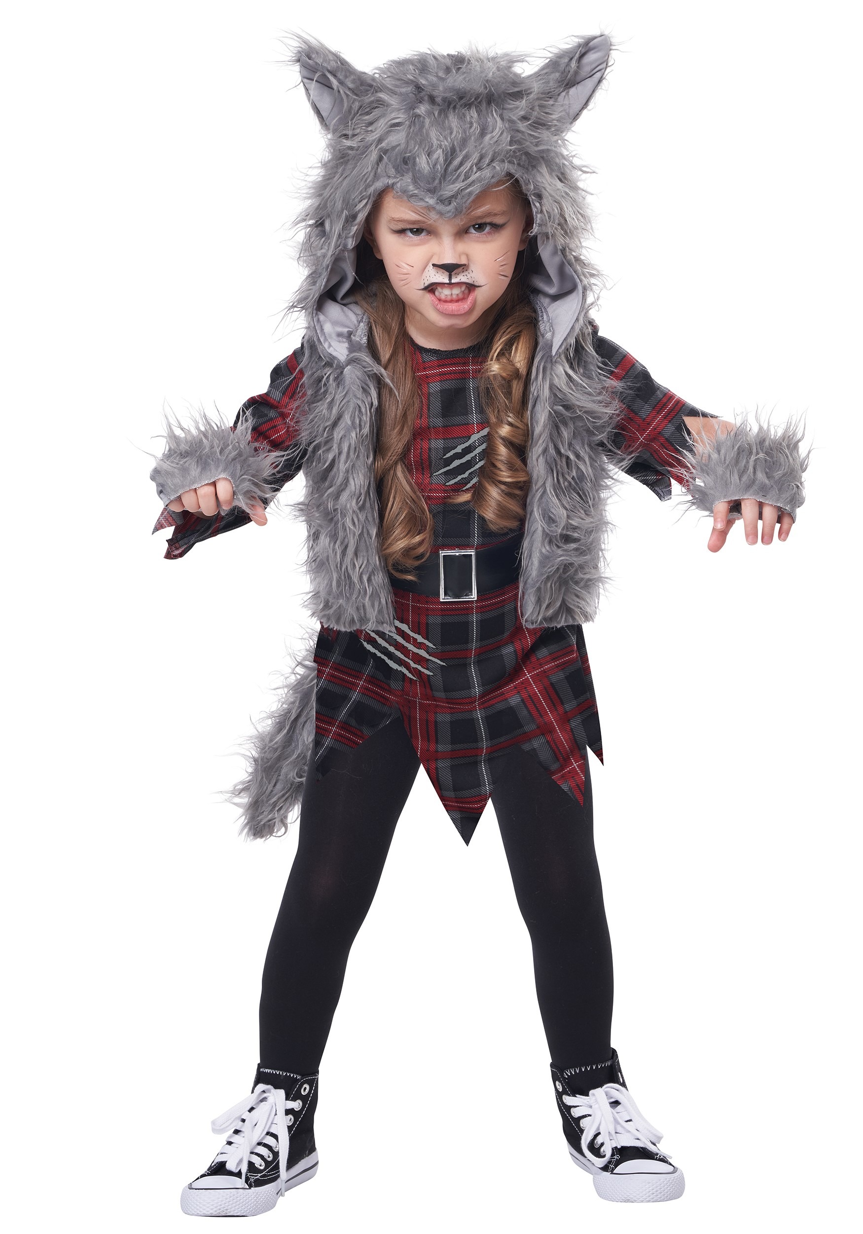 Girl's Wee Wolf Costume