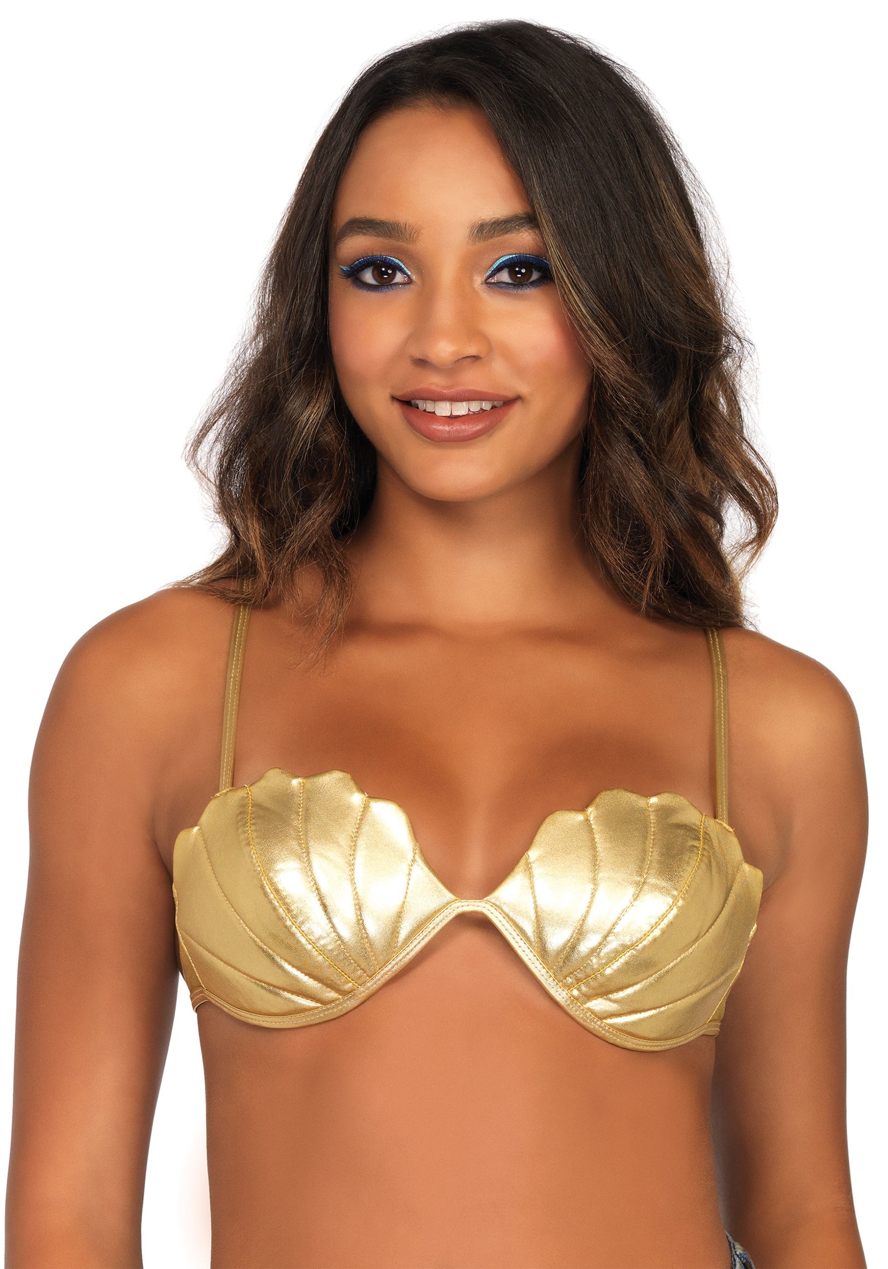 Women’s Gold Mermaid Bra Top