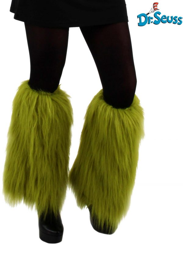 Grinch Fuzzy Leg Warmers