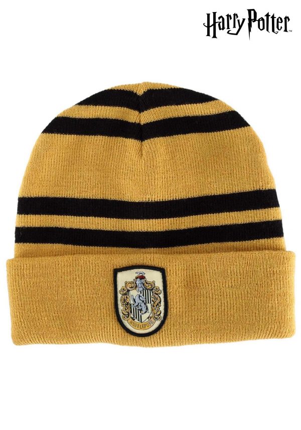 Knitted Hufflepuff Hat