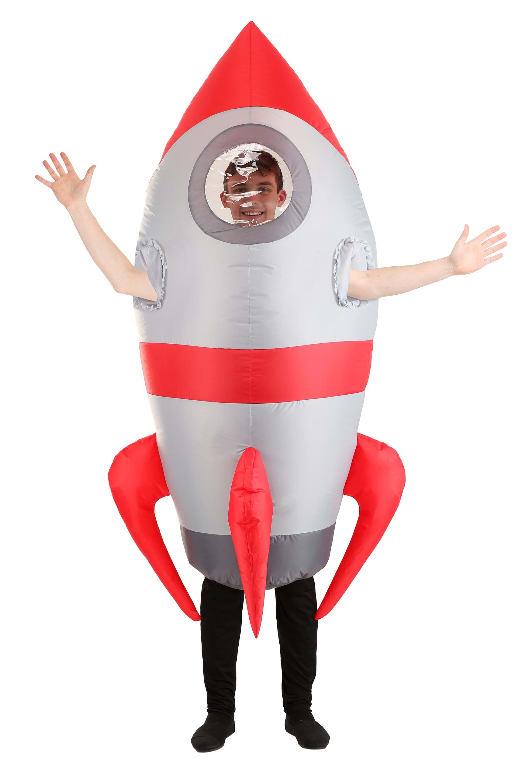 Inflatable Rocket Ship Adult Costume