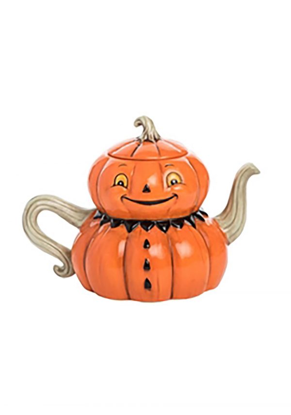 Johanna Parker Jack-O-Lantern Decorative Tea Pot