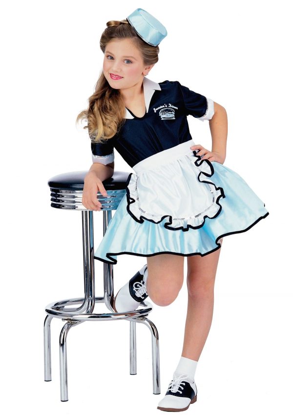 Kids Car Hop Girl Costume