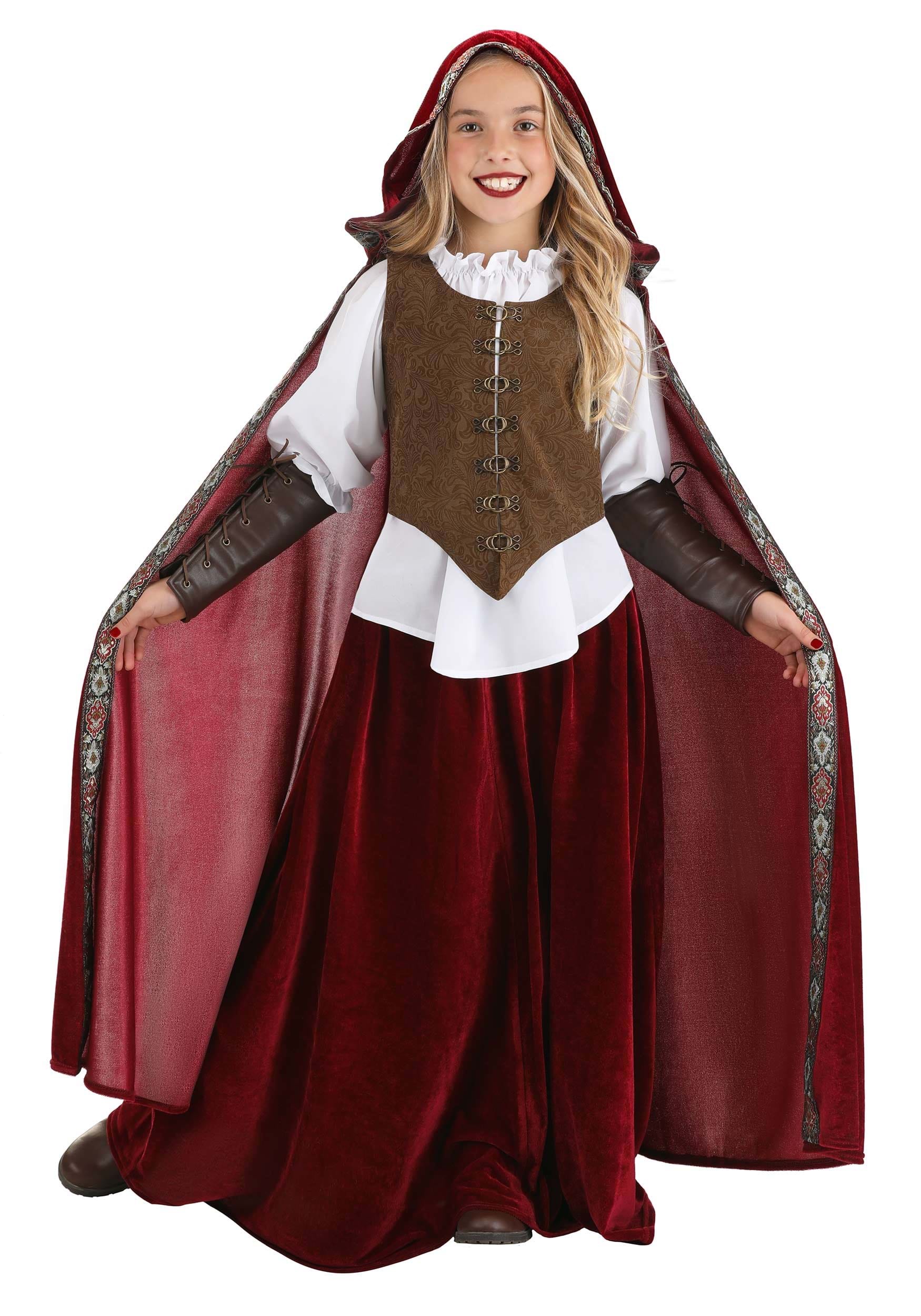 Kid’s Deluxe Red Riding Hood Costume