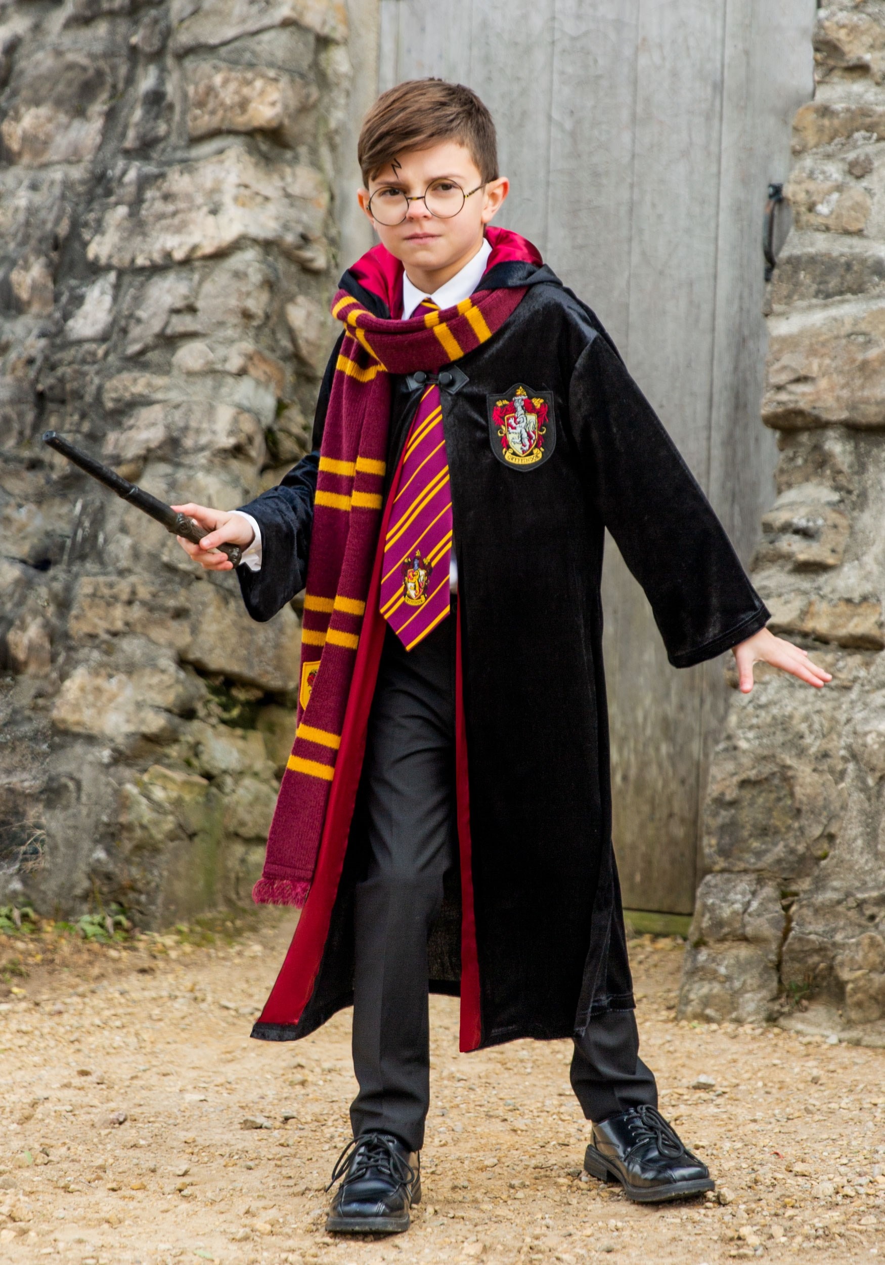 Kid’s Harry Potter Deluxe Gryffindor Robe Costume
