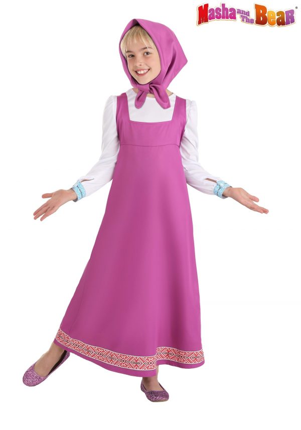 Kid's Masha and the Bear Masha Costume