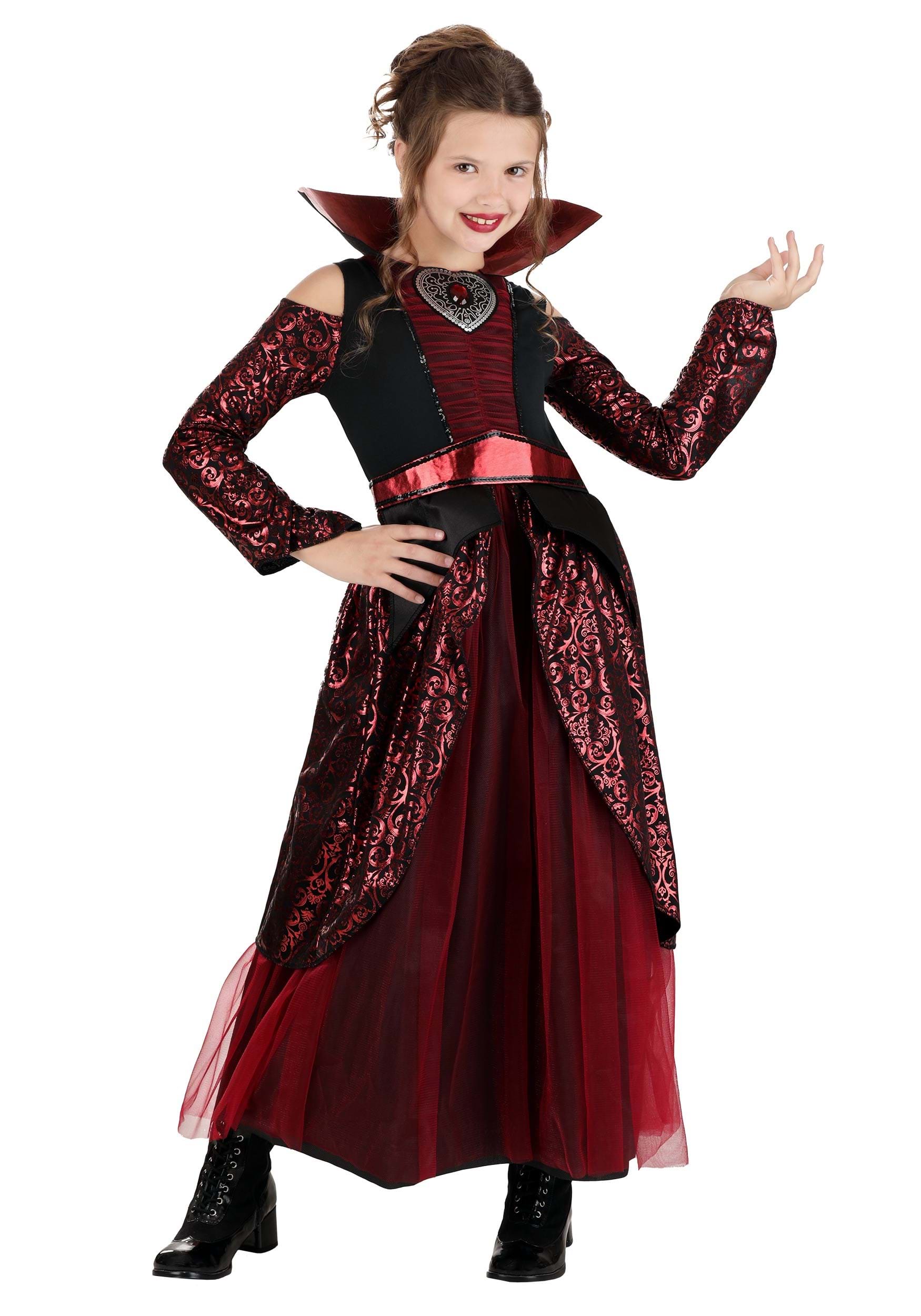 Girl's Vampire Queen Costume Dress