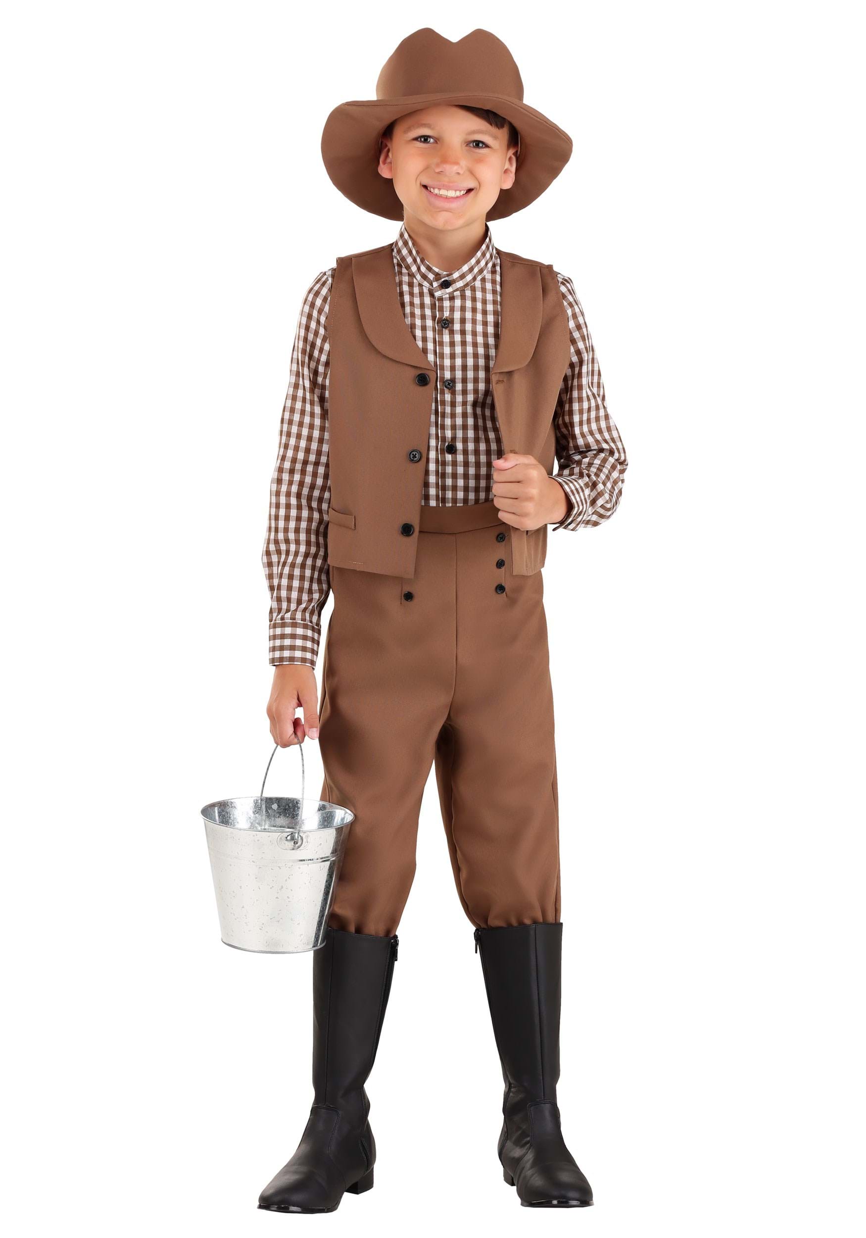 Kid's Western Pioneer Costume