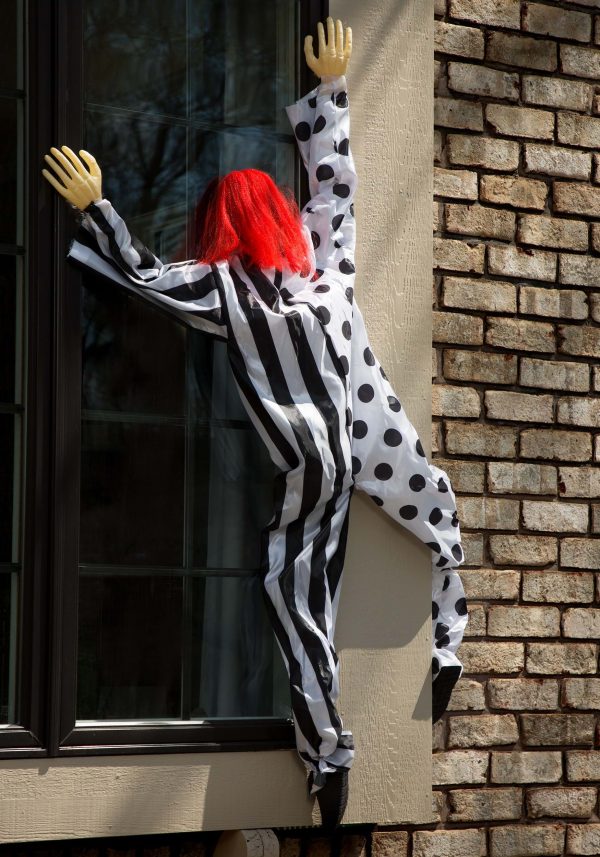 Killer Clown Window Hanging Halloween Decoration