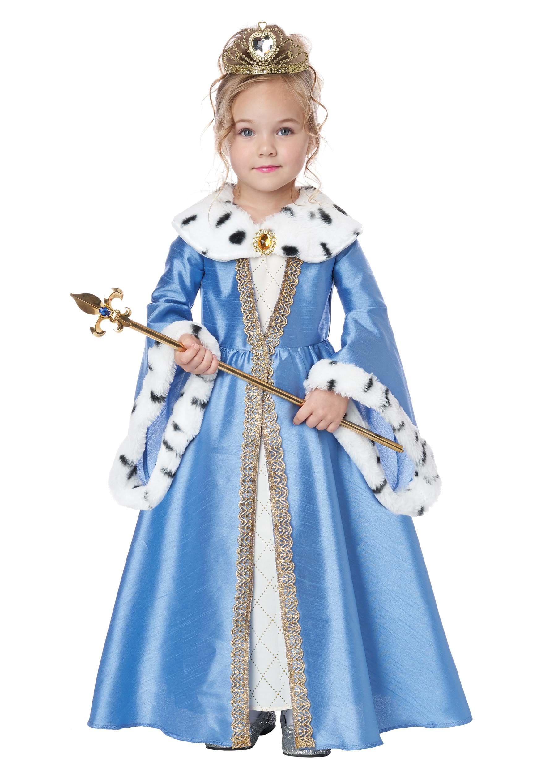 Girl's Little Queen Costume for Toddlers