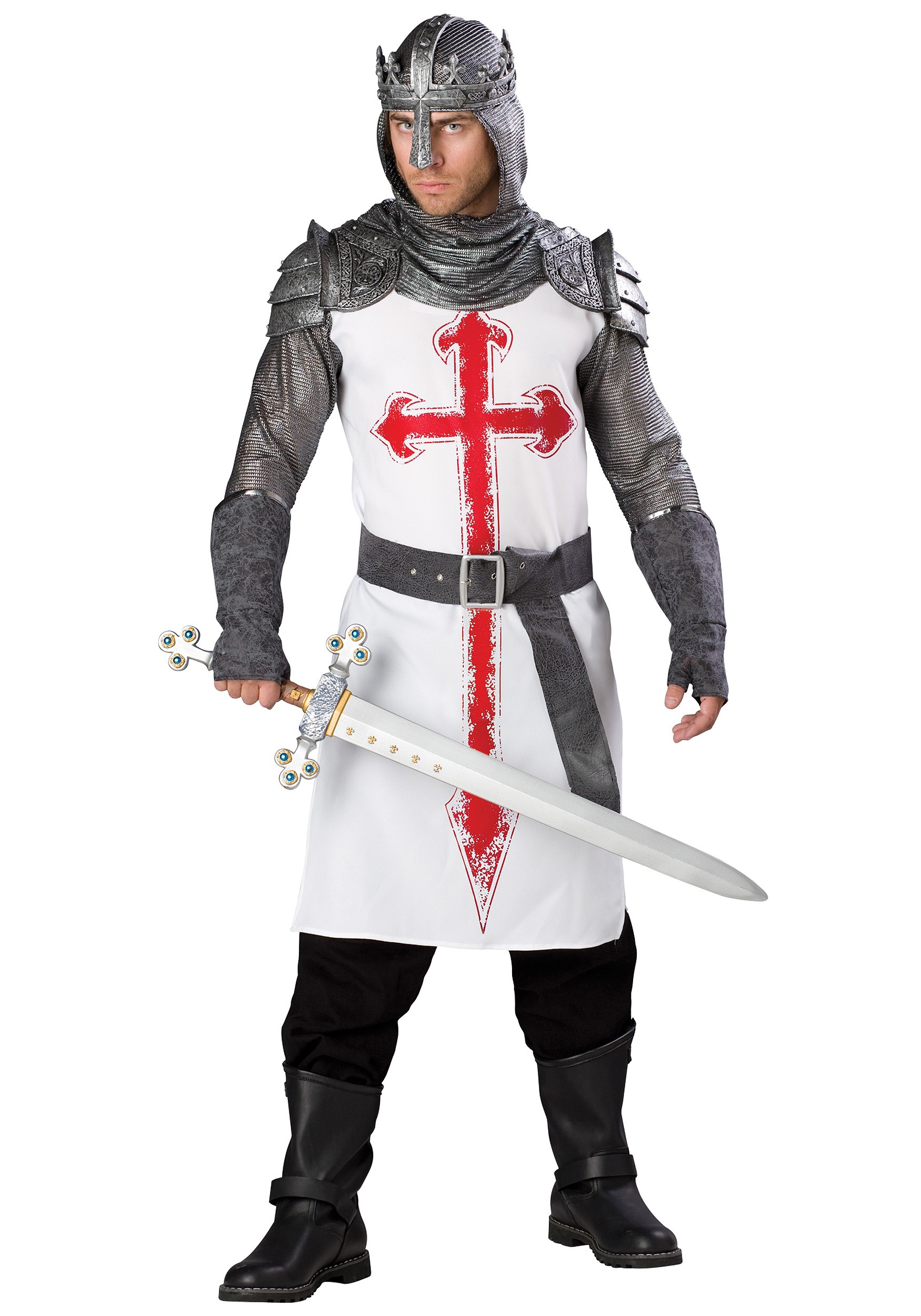 Men's Deluxe Crusader Knight Costume