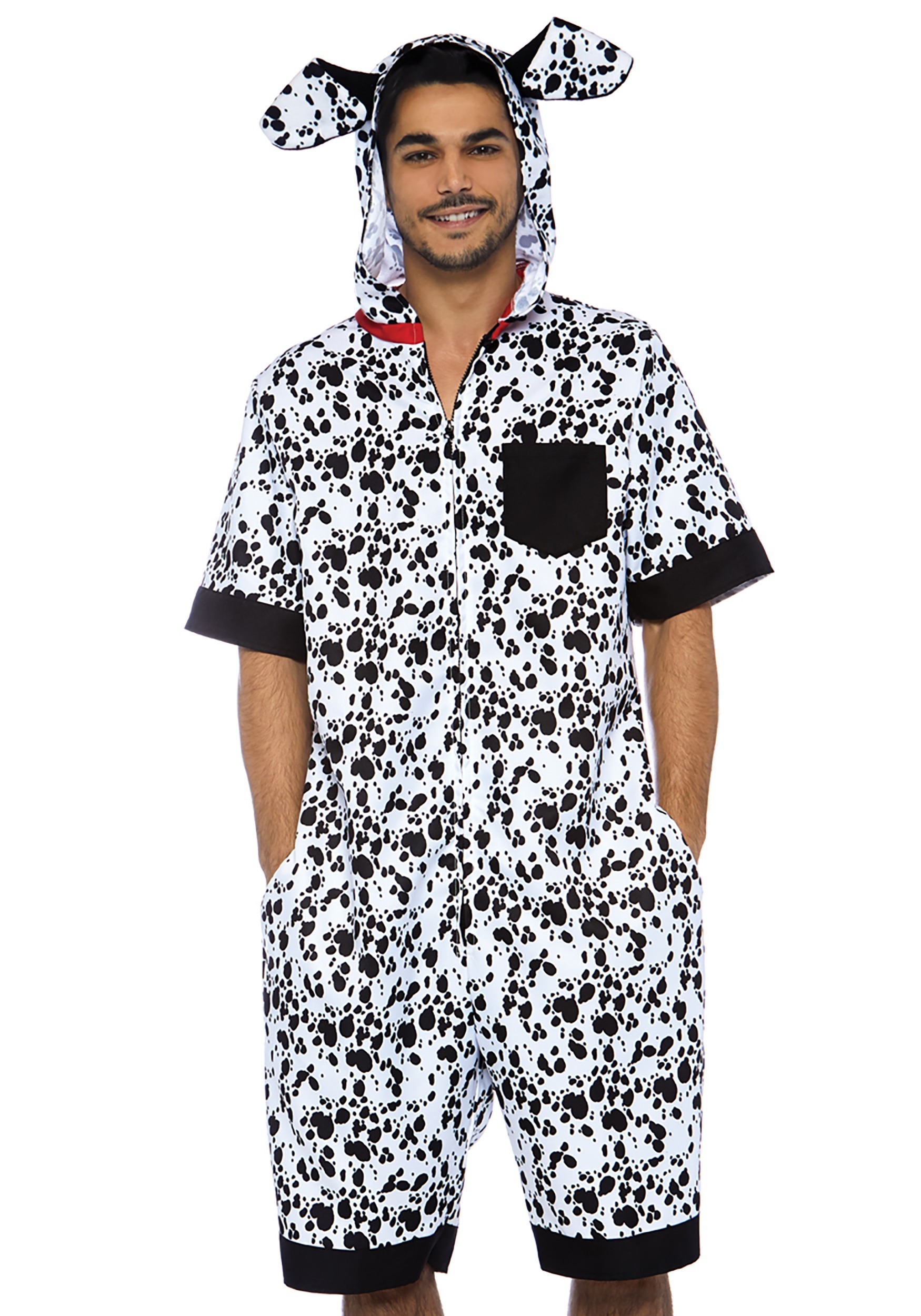 Men's Dalmatian Dog RompHim Costume