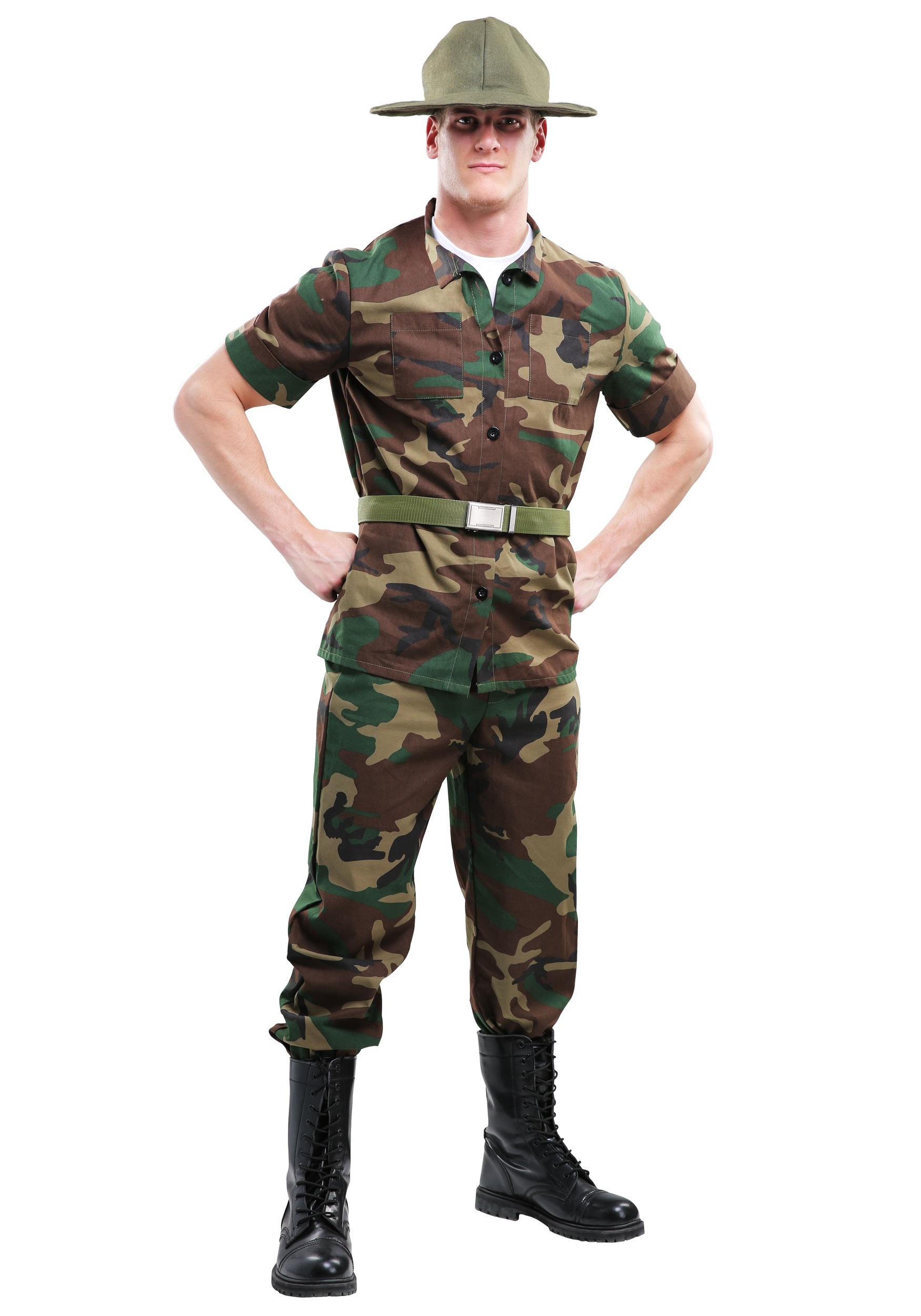 Men's Drill Sergeant Costume